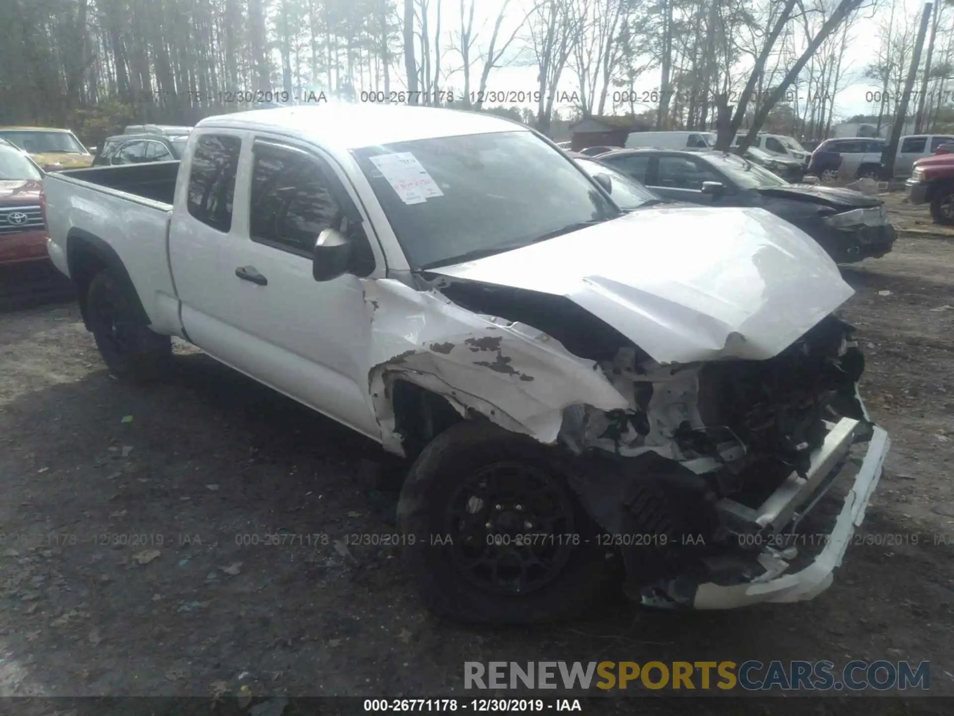 1 Photograph of a damaged car 5TFSZ5AN7KX170467 TOYOTA TACOMA 2019