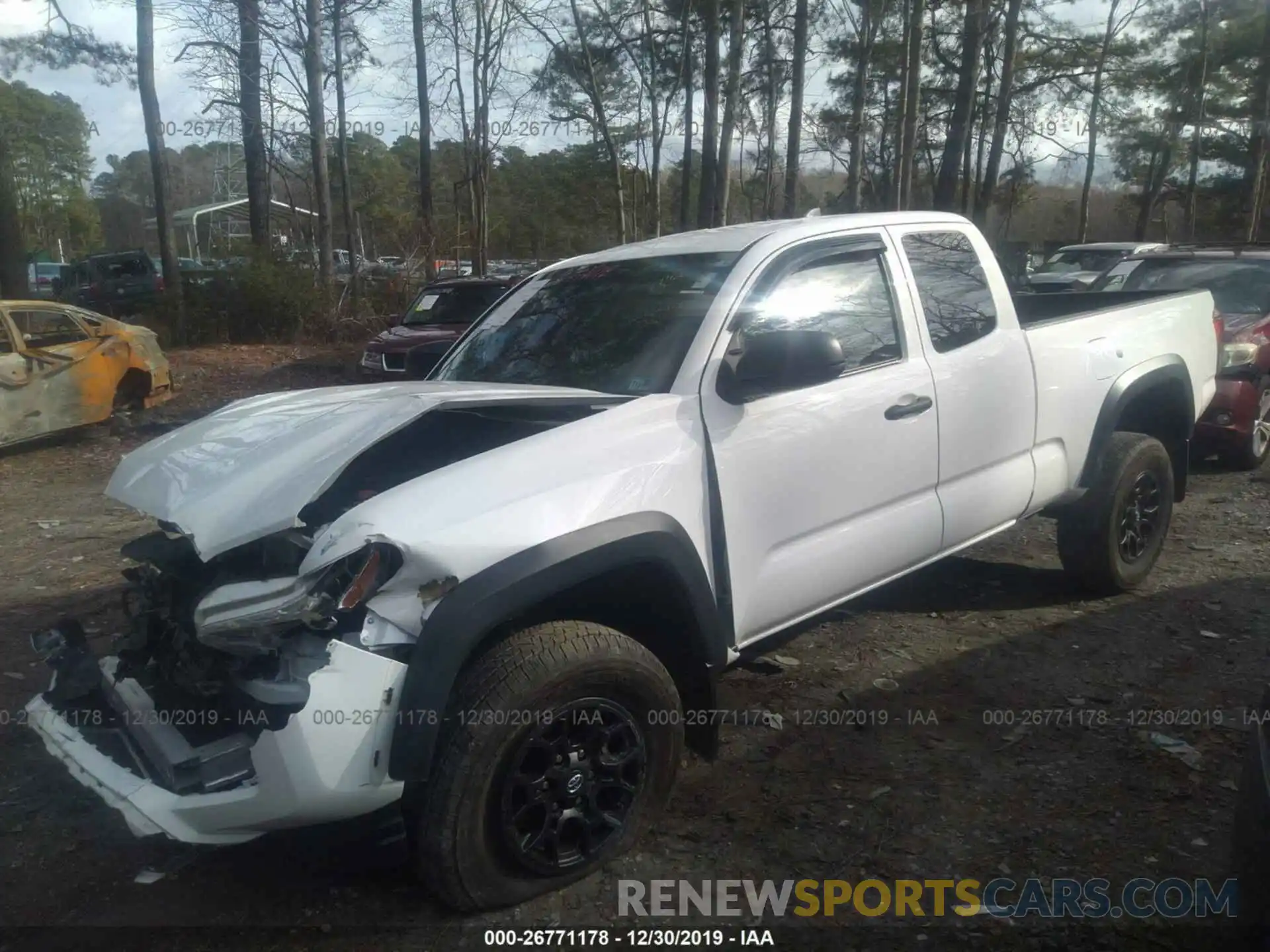 2 Photograph of a damaged car 5TFSZ5AN7KX170467 TOYOTA TACOMA 2019