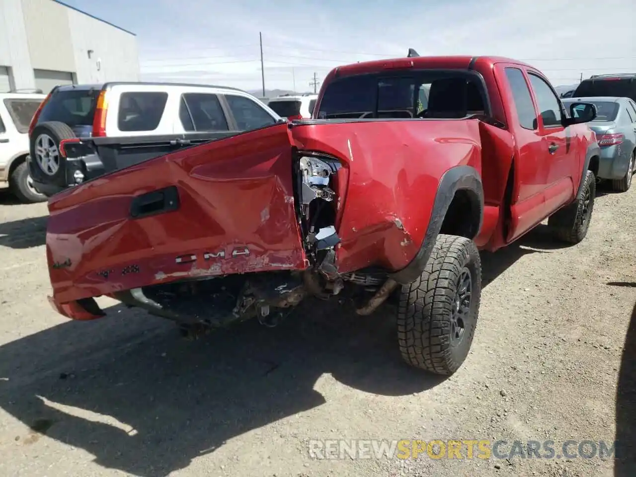 4 Photograph of a damaged car 5TFSZ5AN7KX171344 TOYOTA TACOMA 2019