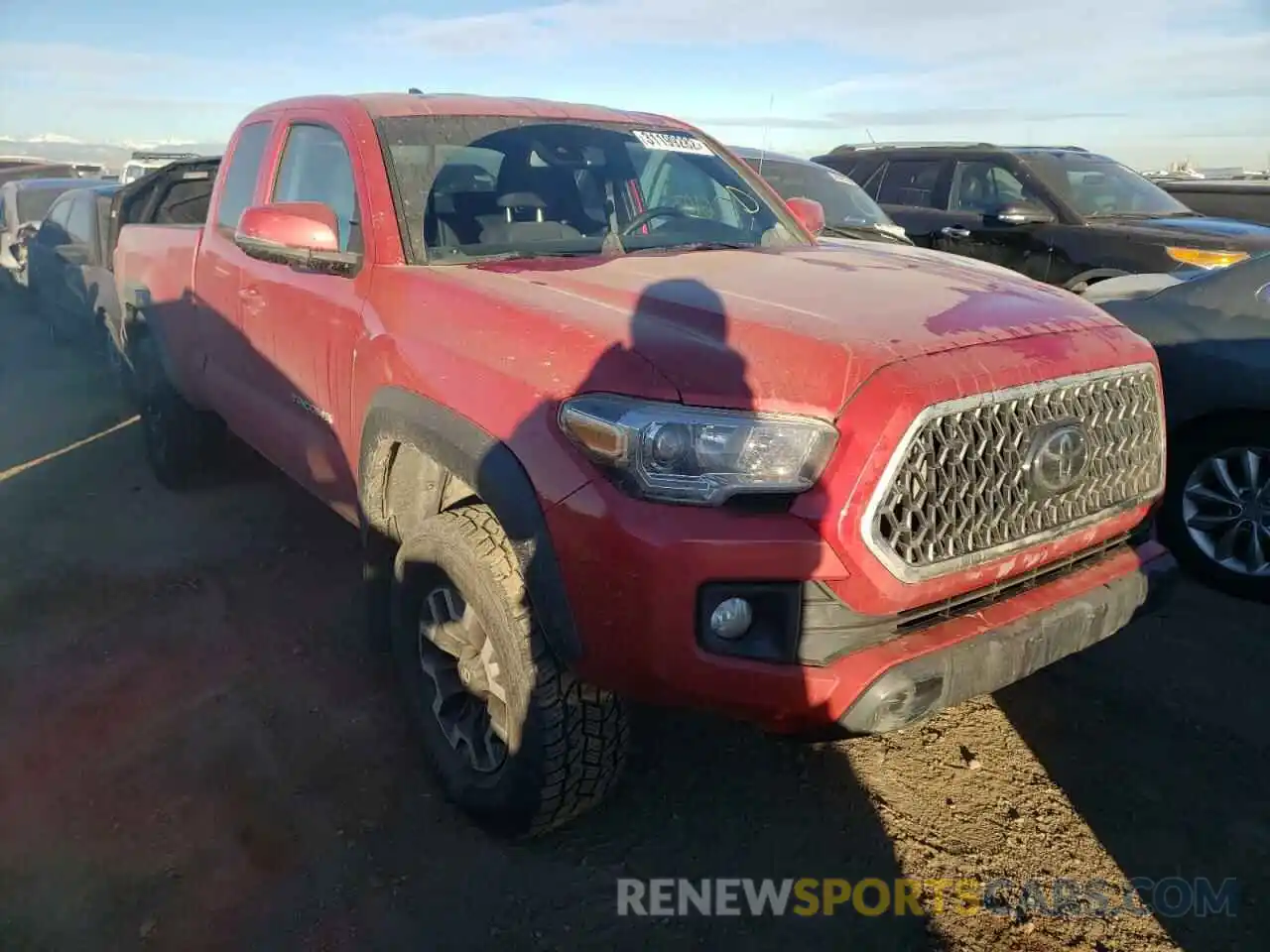 1 Photograph of a damaged car 5TFSZ5AN7KX182621 TOYOTA TACOMA 2019