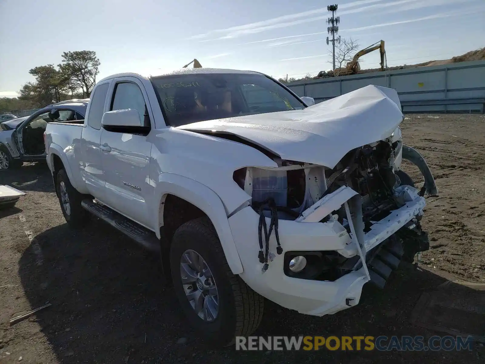 1 Photograph of a damaged car 5TFSZ5AN7KX187852 TOYOTA TACOMA 2019