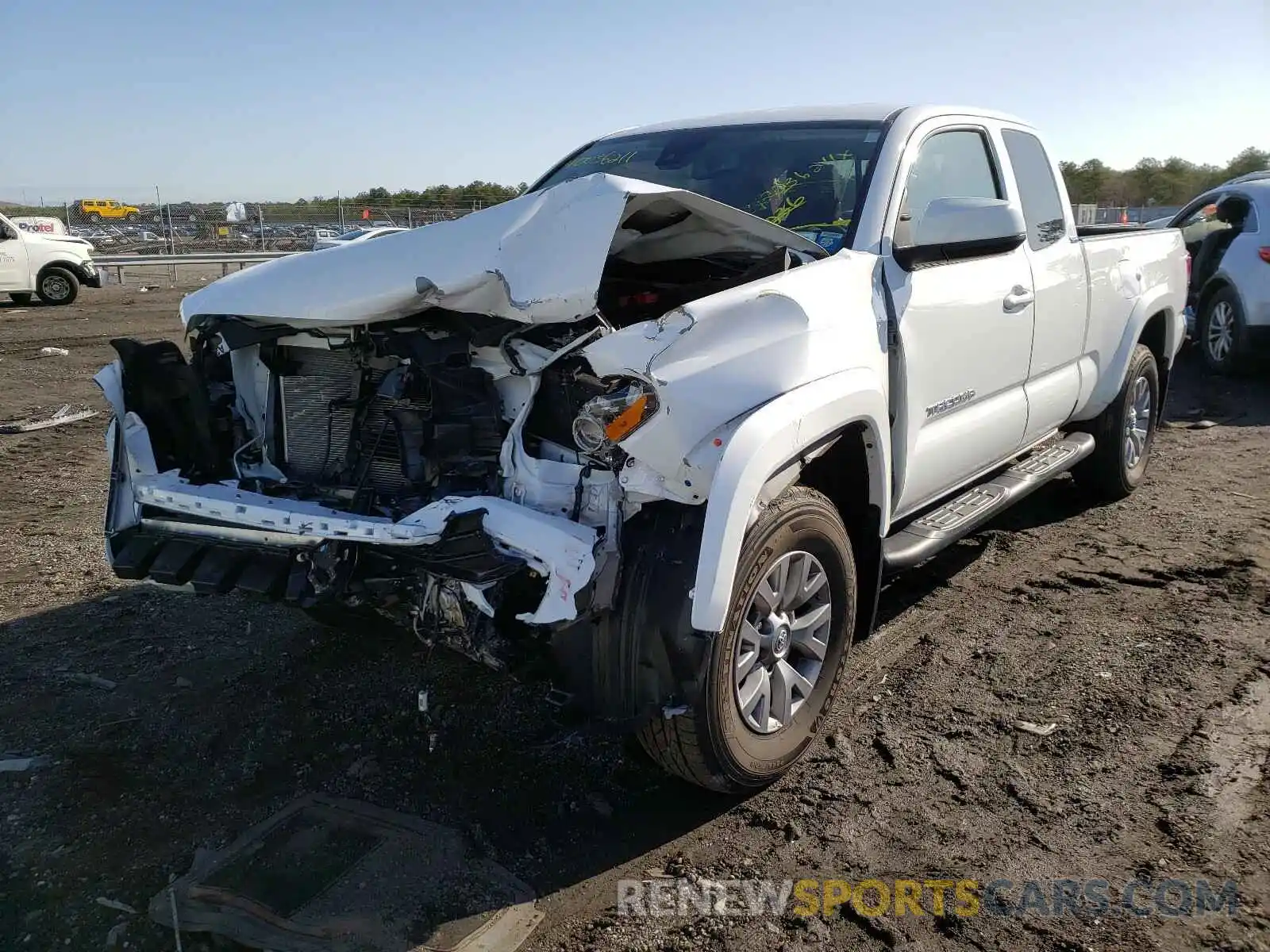 2 Photograph of a damaged car 5TFSZ5AN7KX187852 TOYOTA TACOMA 2019