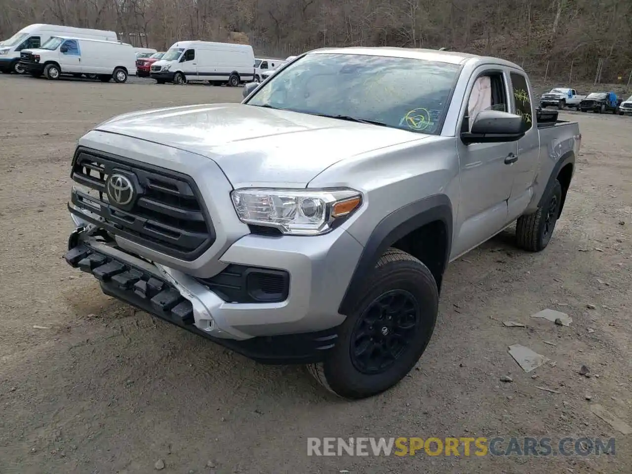 2 Photograph of a damaged car 5TFSZ5AN7KX194249 TOYOTA TACOMA 2019