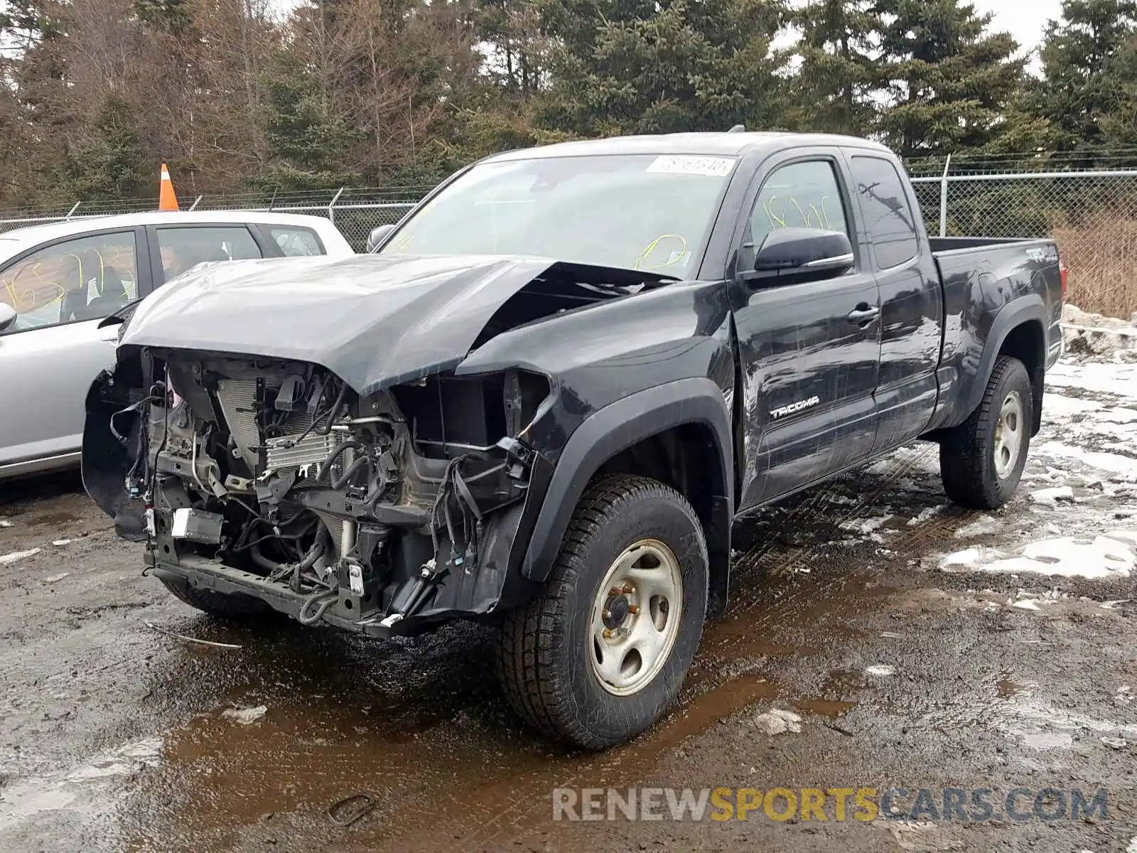 2 Photograph of a damaged car 5TFSZ5AN7KX200213 TOYOTA TACOMA 2019