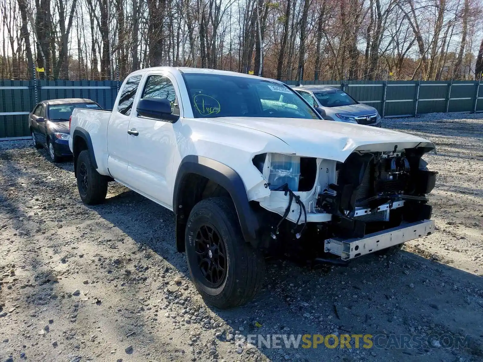 1 Photograph of a damaged car 5TFSZ5AN8KX169490 TOYOTA TACOMA 2019