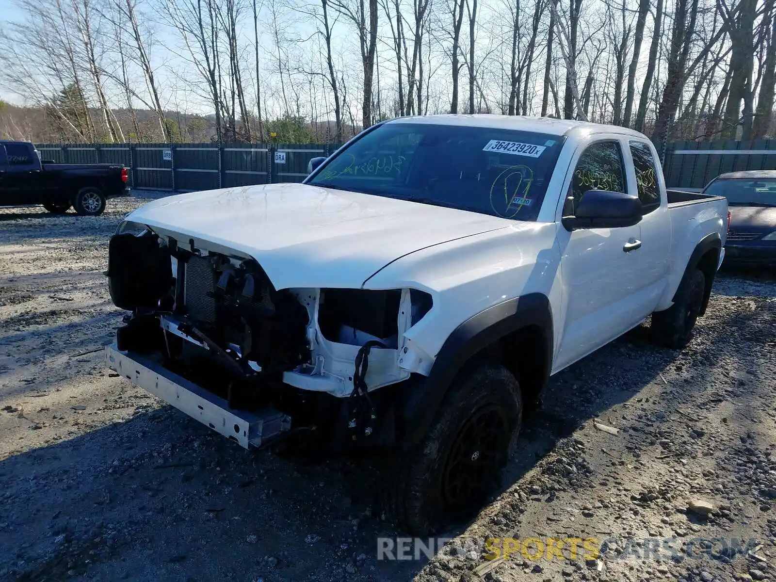 2 Photograph of a damaged car 5TFSZ5AN8KX169490 TOYOTA TACOMA 2019