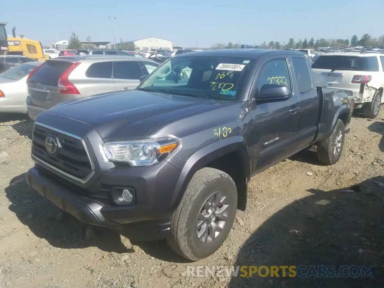 2 Photograph of a damaged car 5TFSZ5AN8KX178108 TOYOTA TACOMA 2019