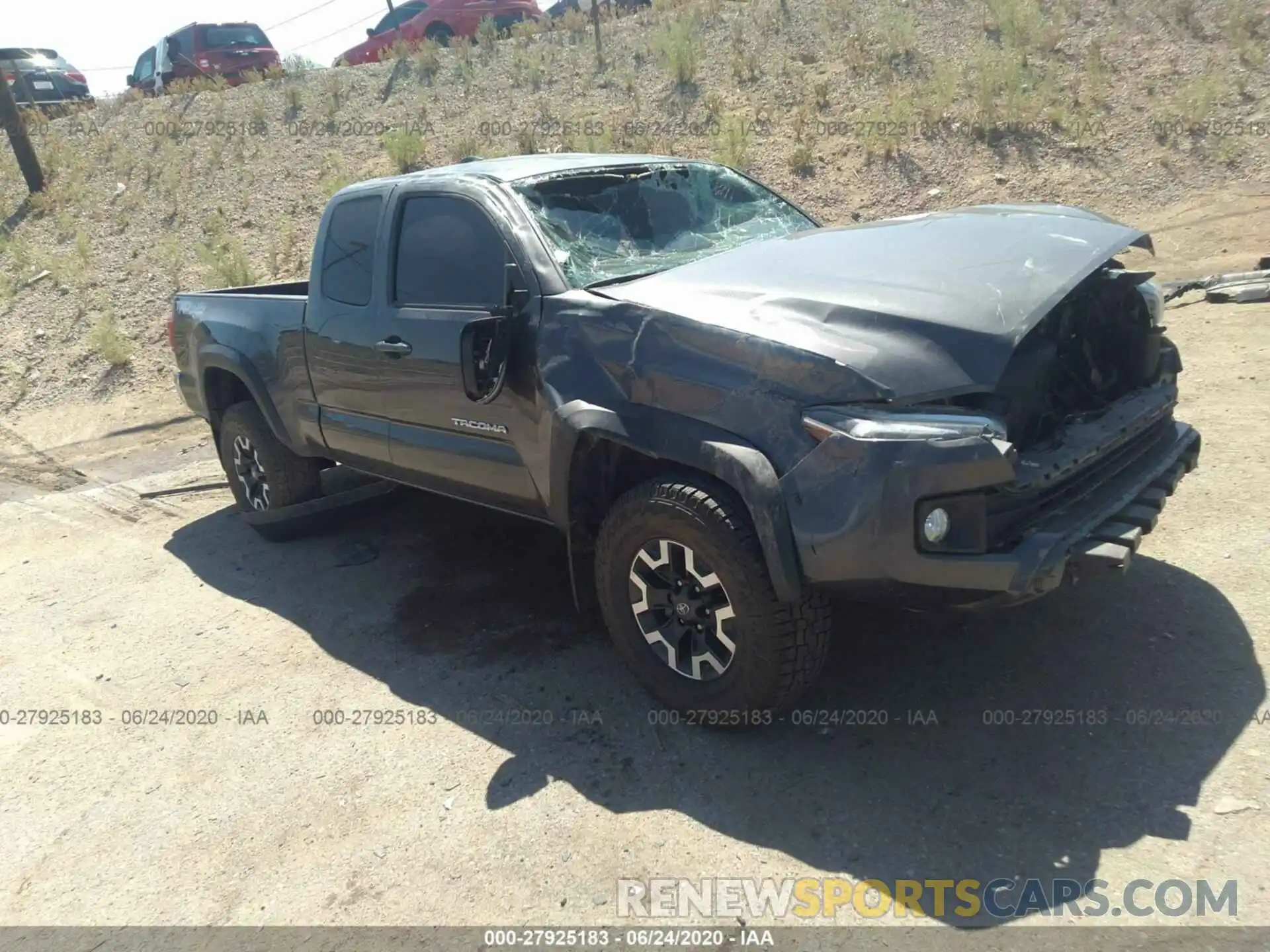 1 Photograph of a damaged car 5TFSZ5AN9KX174570 TOYOTA TACOMA 2019