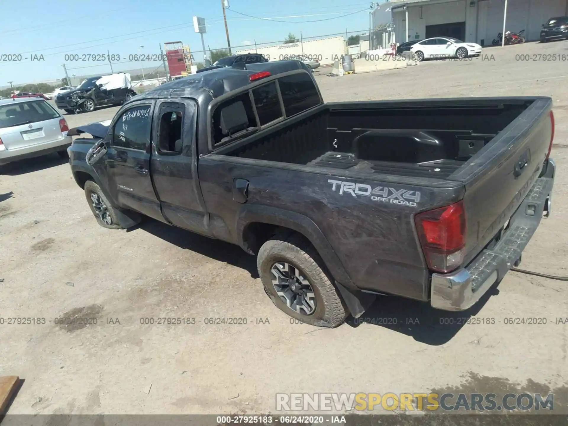 3 Photograph of a damaged car 5TFSZ5AN9KX174570 TOYOTA TACOMA 2019