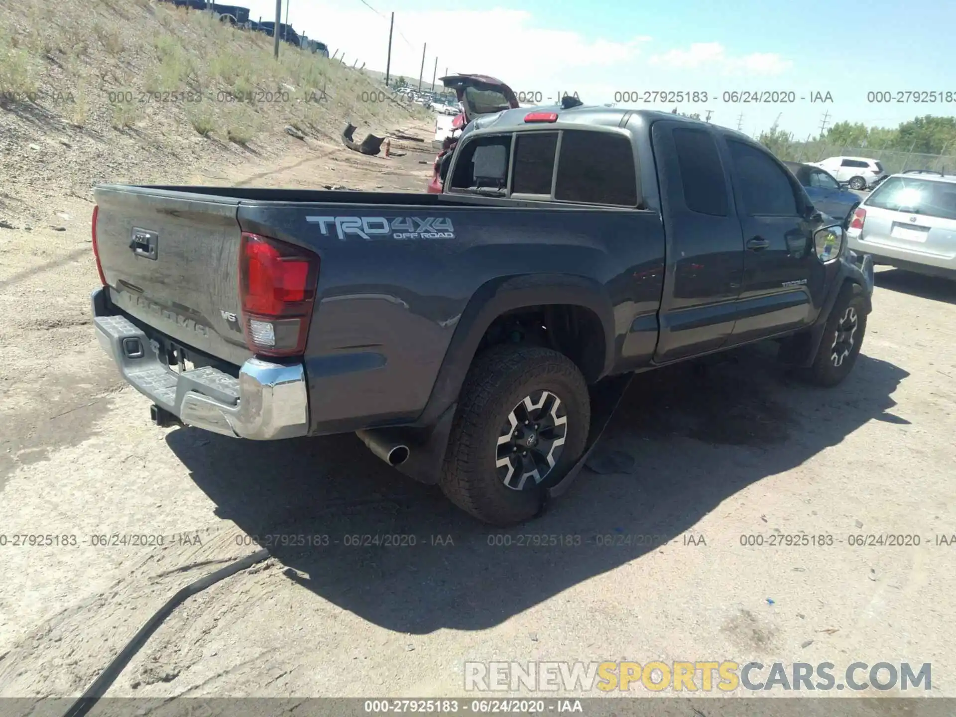 4 Photograph of a damaged car 5TFSZ5AN9KX174570 TOYOTA TACOMA 2019