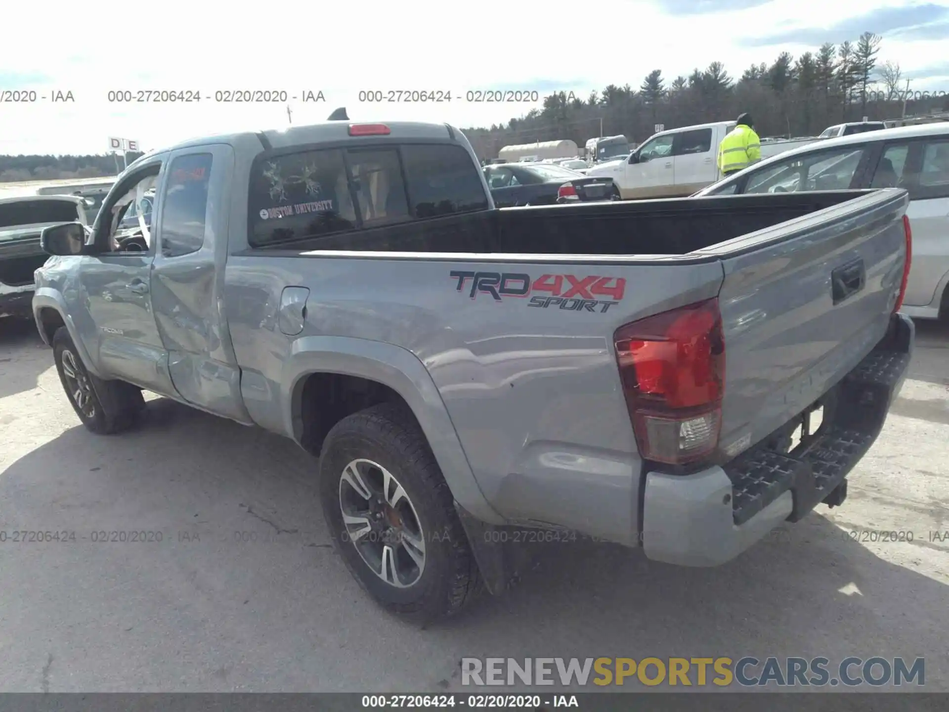 3 Photograph of a damaged car 5TFSZ5AN9KX194009 TOYOTA TACOMA 2019