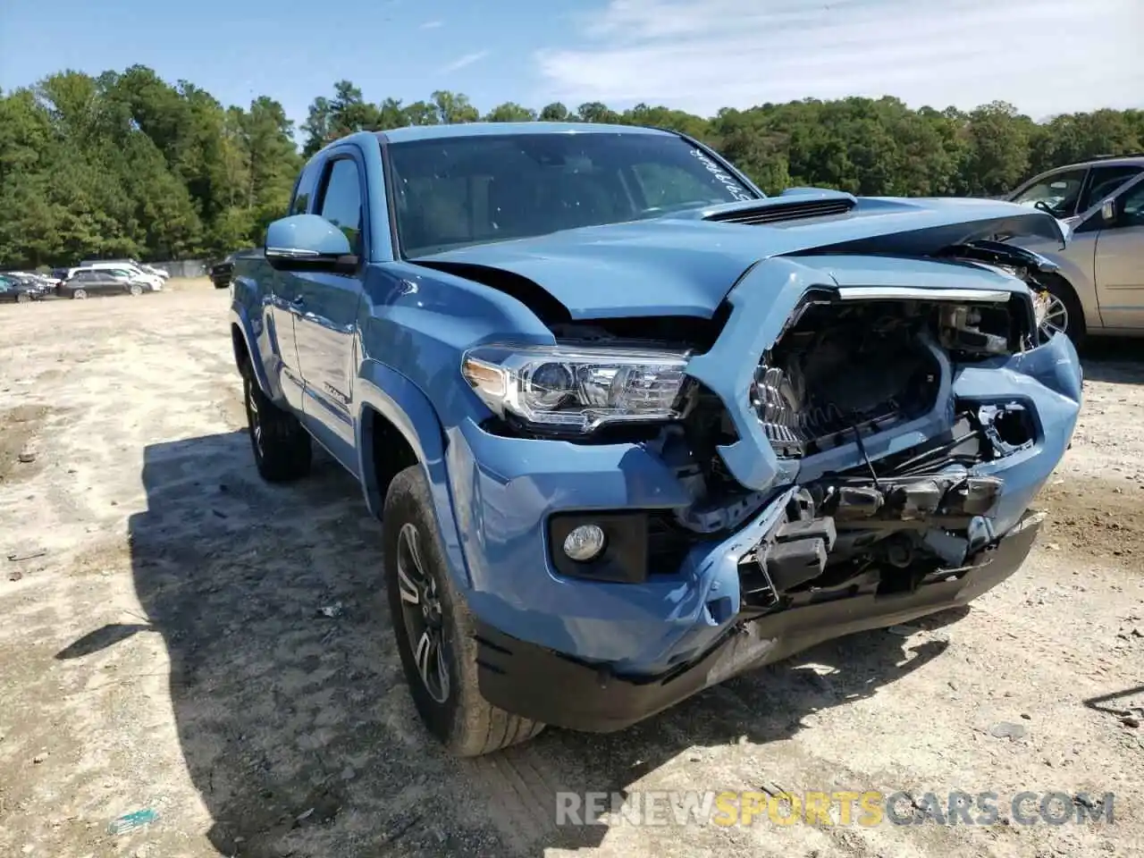 1 Photograph of a damaged car 5TFSZ5AN9KX210466 TOYOTA TACOMA 2019