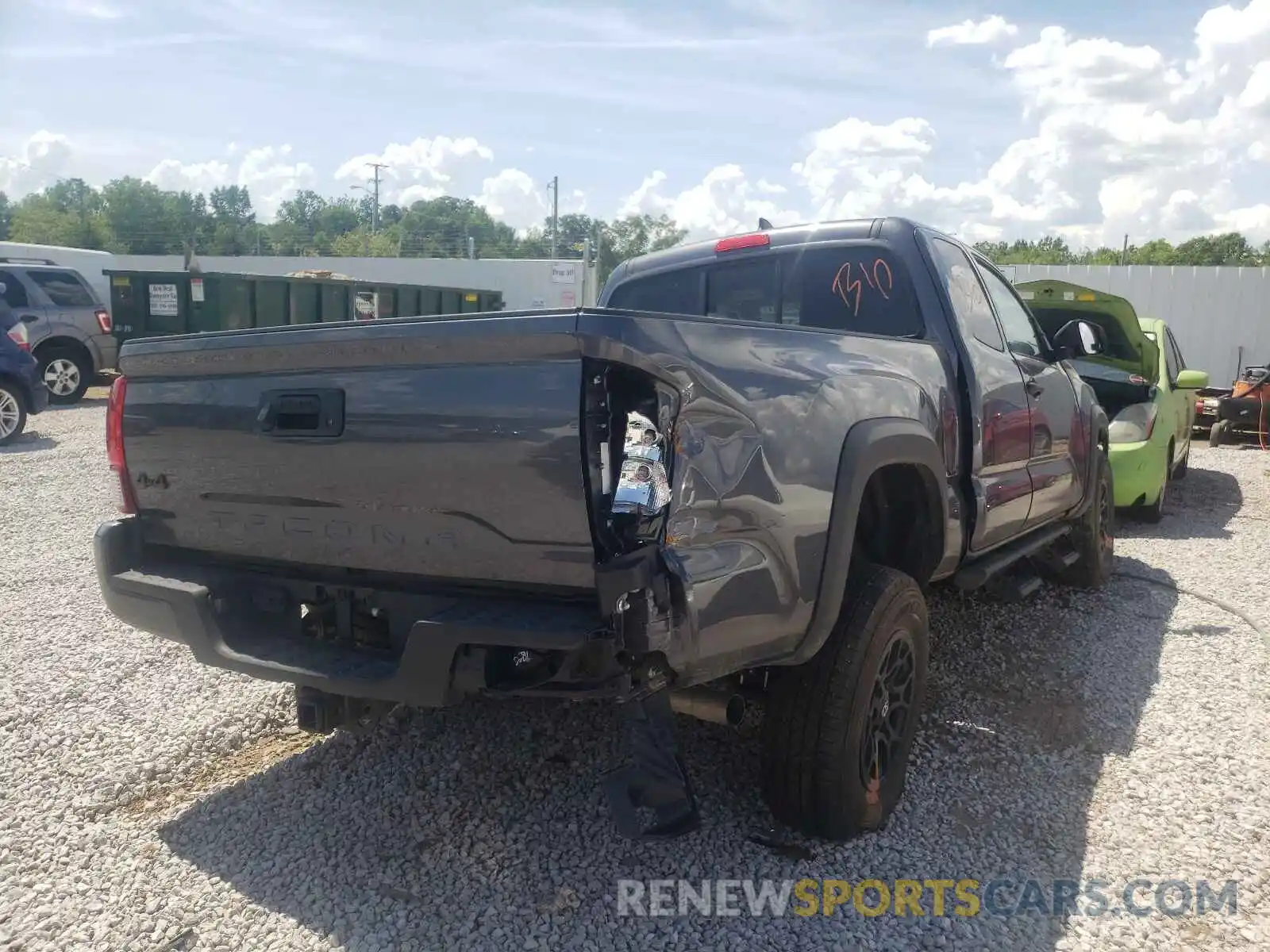 4 Photograph of a damaged car 5TFSZ5AN9KX210872 TOYOTA TACOMA 2019