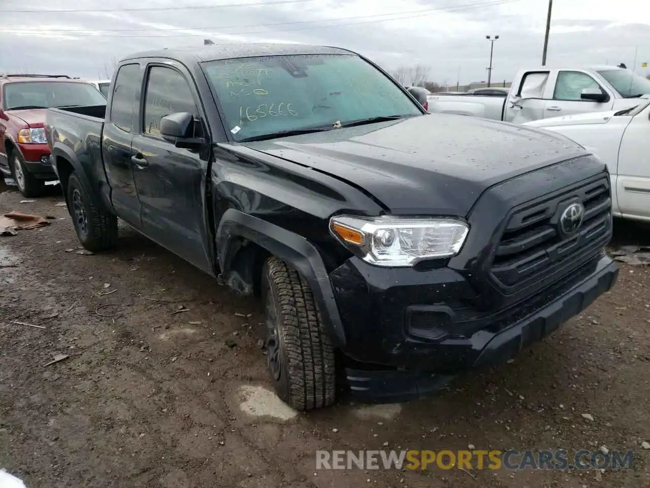 1 Photograph of a damaged car 5TFSZ5ANXKX165666 TOYOTA TACOMA 2019