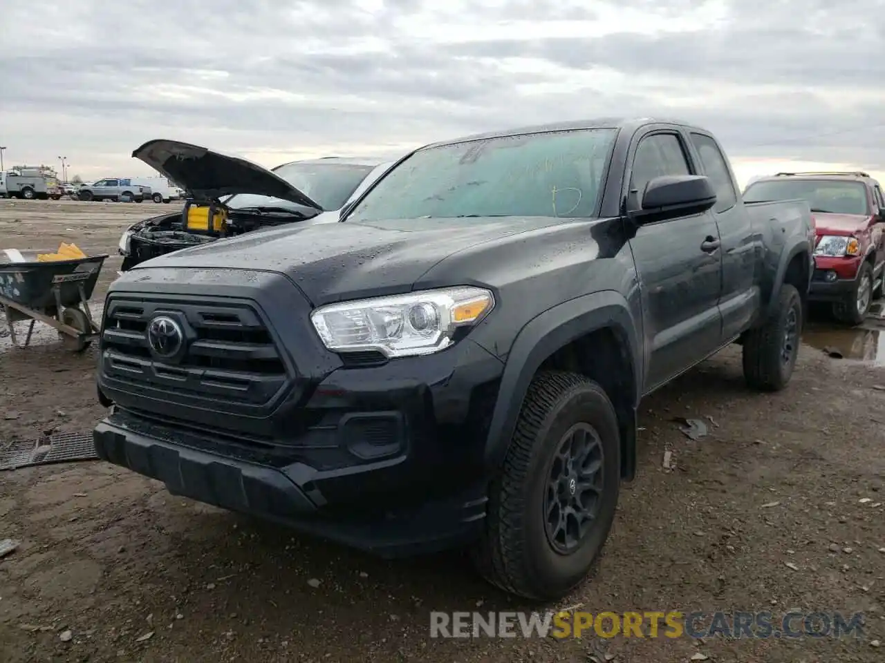 2 Photograph of a damaged car 5TFSZ5ANXKX165666 TOYOTA TACOMA 2019