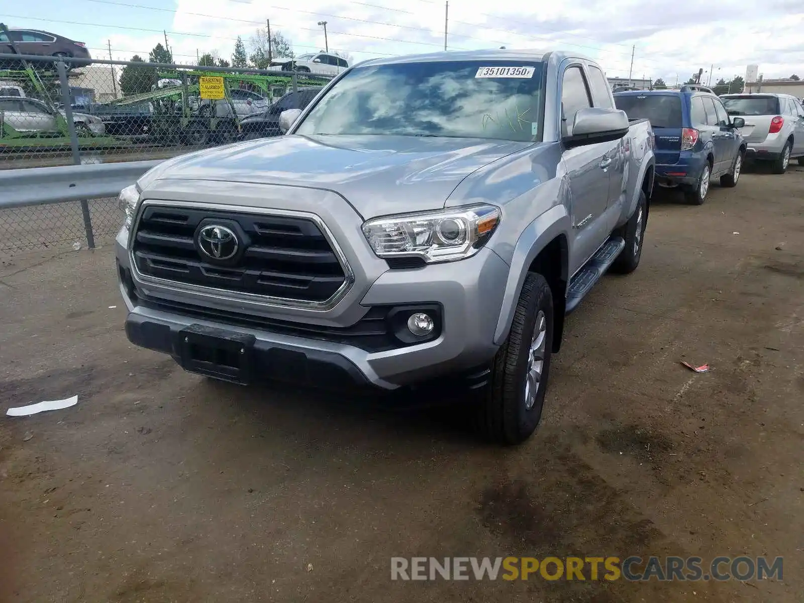 2 Photograph of a damaged car 5TFSZ5ANXKX170558 TOYOTA TACOMA 2019