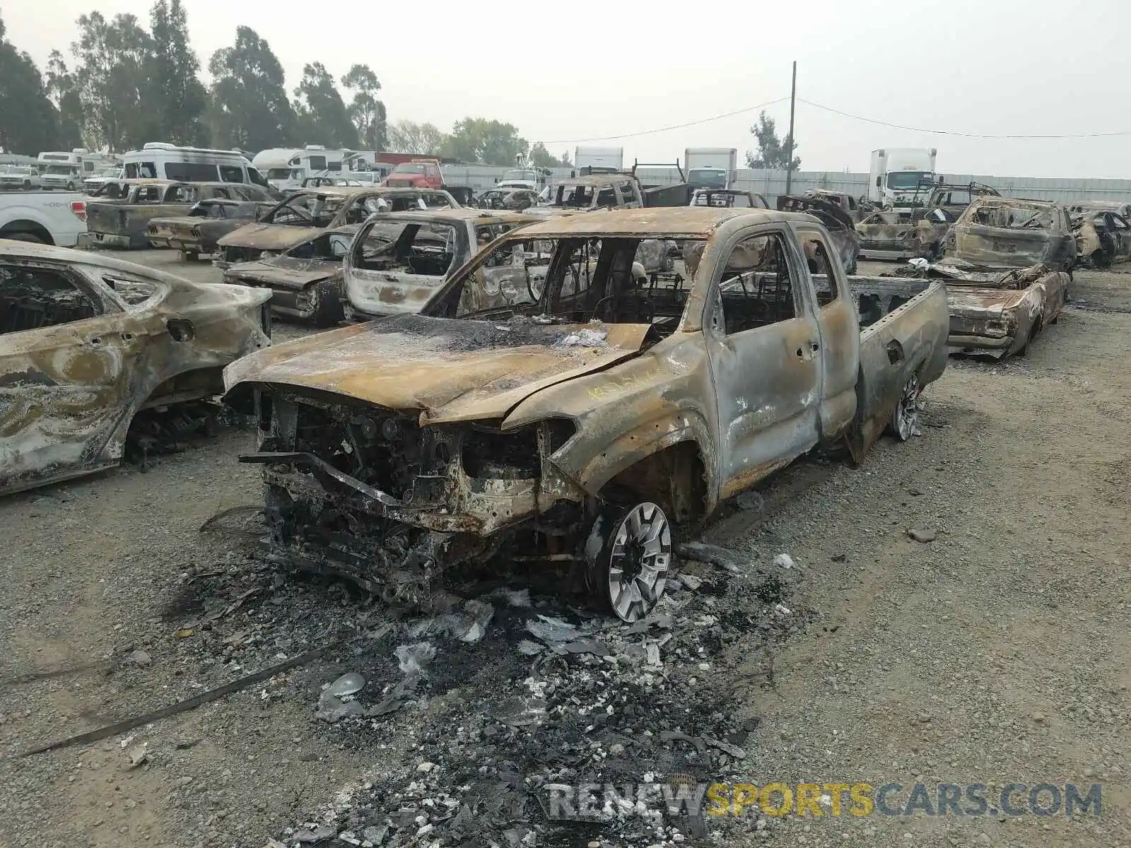 2 Photograph of a damaged car 5TFSZ5ANXKX179194 TOYOTA TACOMA 2019