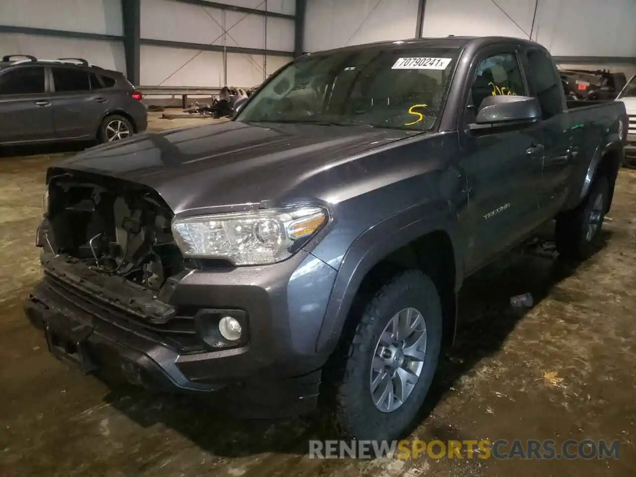 2 Photograph of a damaged car 5TFSZ5ANXKX181267 TOYOTA TACOMA 2019