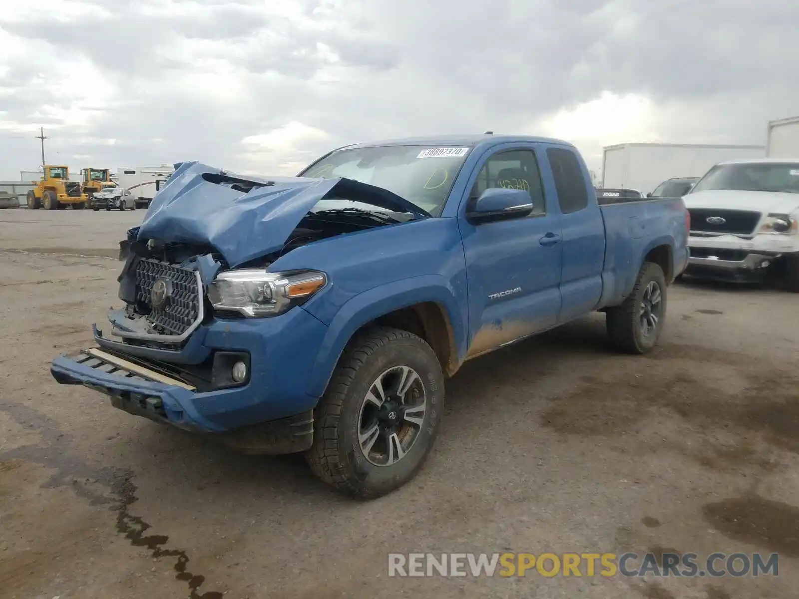 2 Photograph of a damaged car 5TFSZ5ANXKX182970 TOYOTA TACOMA 2019