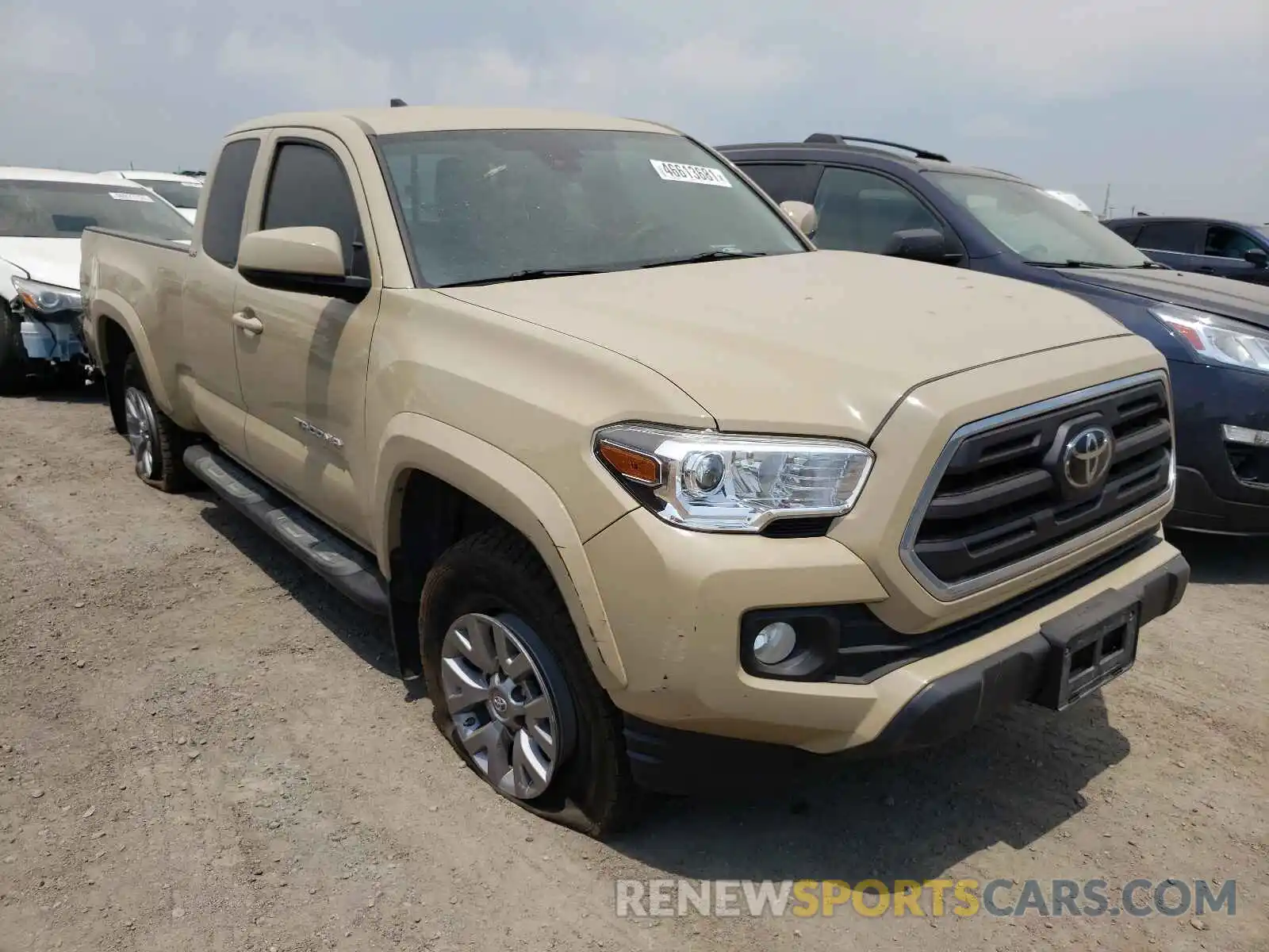 1 Photograph of a damaged car 5TFSZ5ANXKX192933 TOYOTA TACOMA 2019