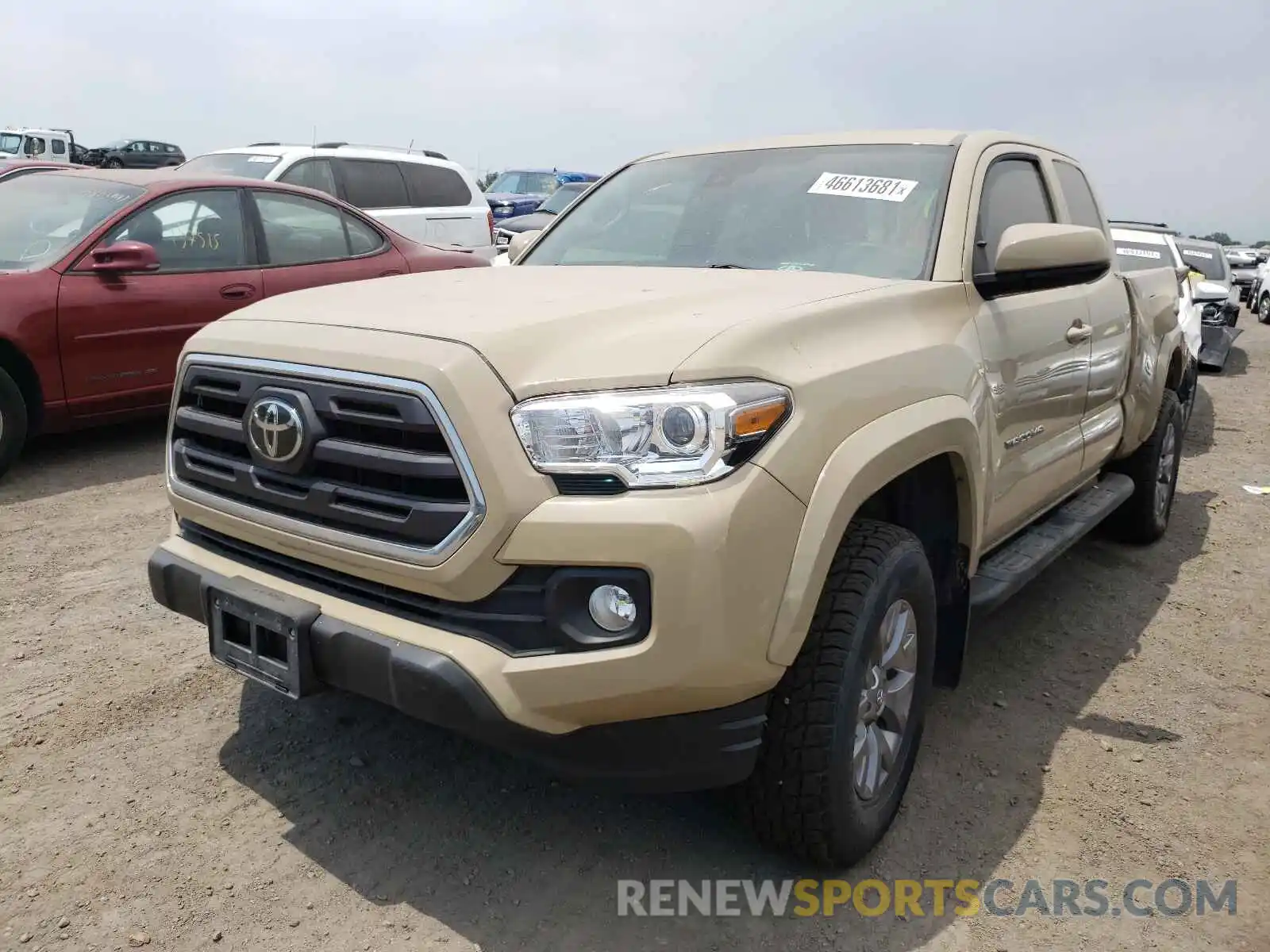 2 Photograph of a damaged car 5TFSZ5ANXKX192933 TOYOTA TACOMA 2019