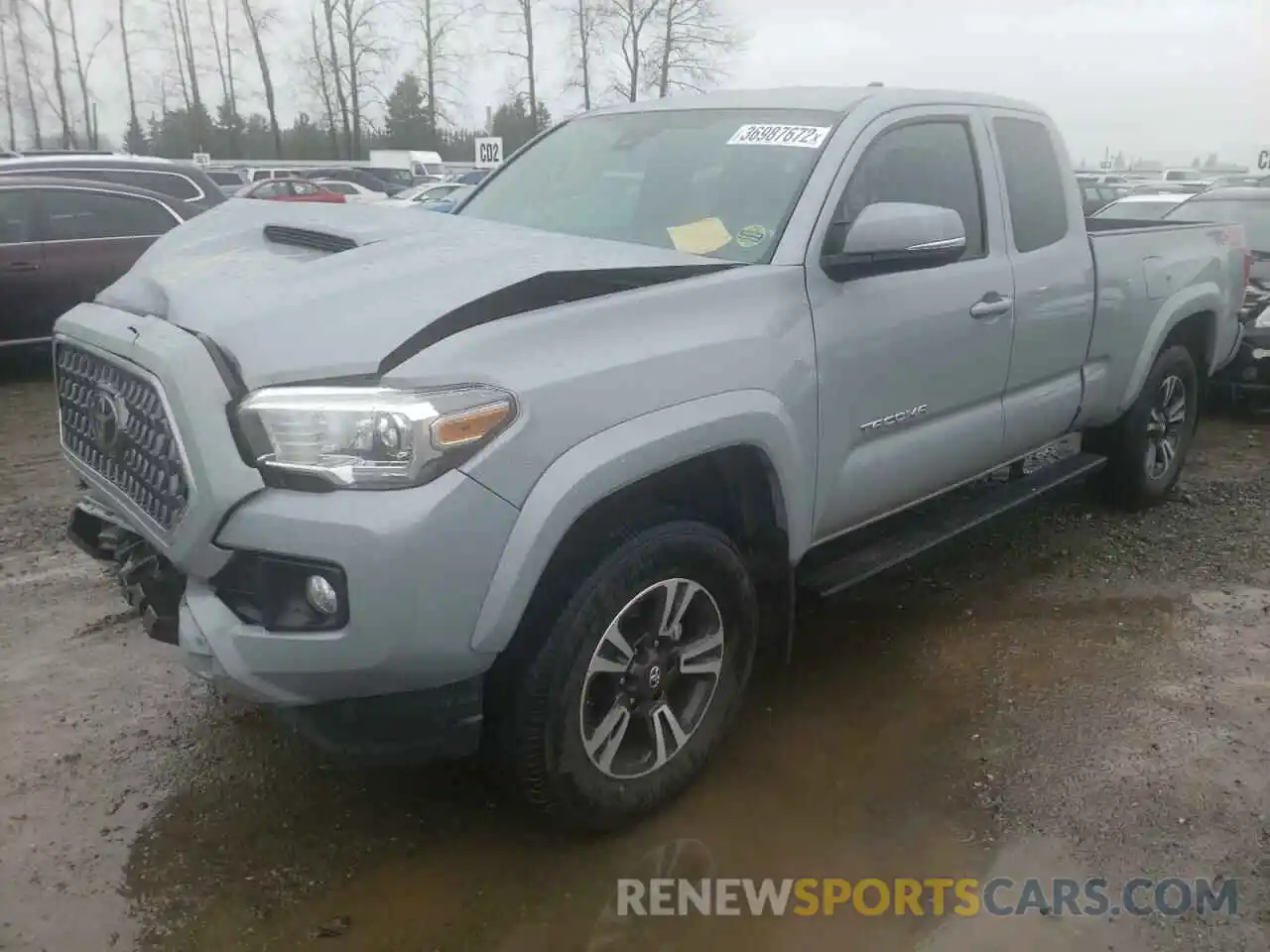 2 Photograph of a damaged car 5TFSZ5ANXKX193158 TOYOTA TACOMA 2019