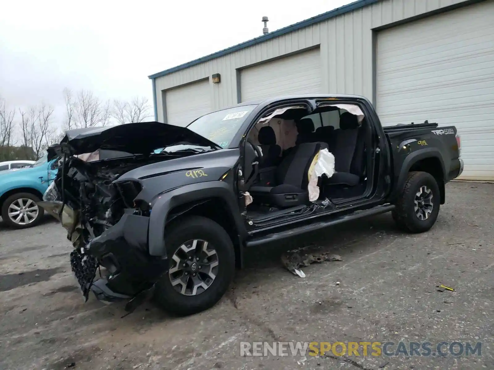 2 Photograph of a damaged car 3THCZ5AN4LM345821 TOYOTA TACOMA 2020