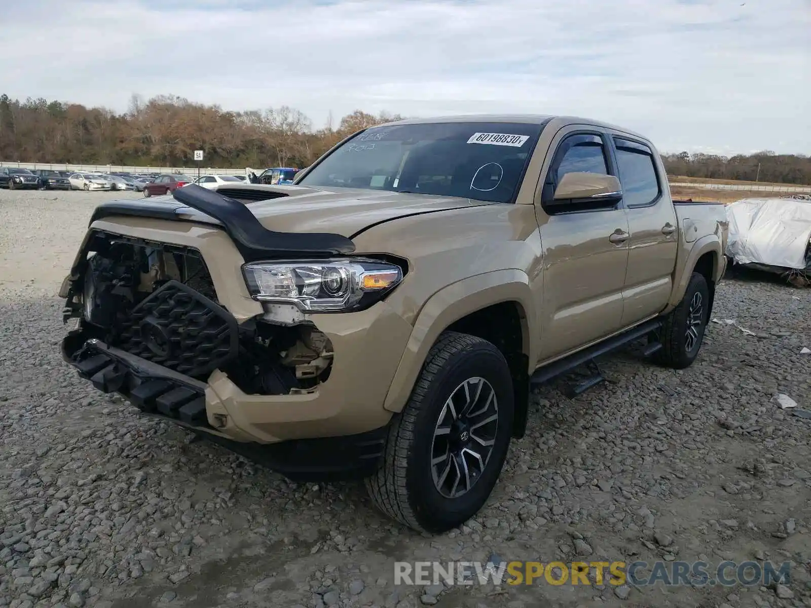 2 Photograph of a damaged car 3TMAZ5CN0LM116721 TOYOTA TACOMA 2020