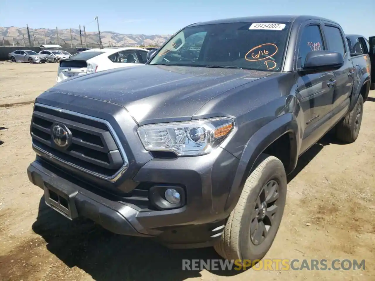 2 Photograph of a damaged car 3TMAZ5CN0LM126374 TOYOTA TACOMA 2020