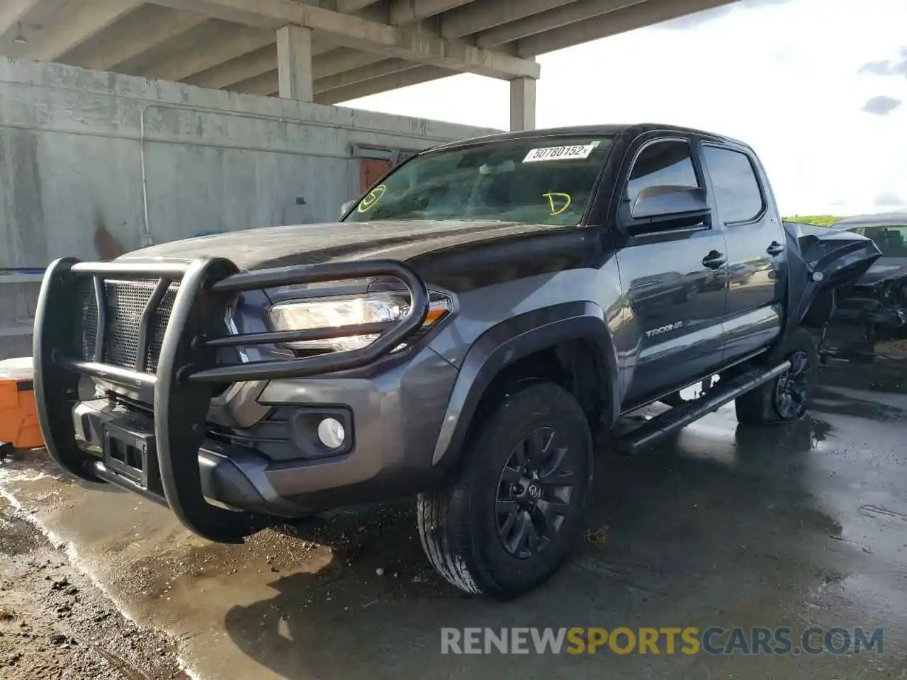 2 Photograph of a damaged car 3TMAZ5CN0LM128884 TOYOTA TACOMA 2020