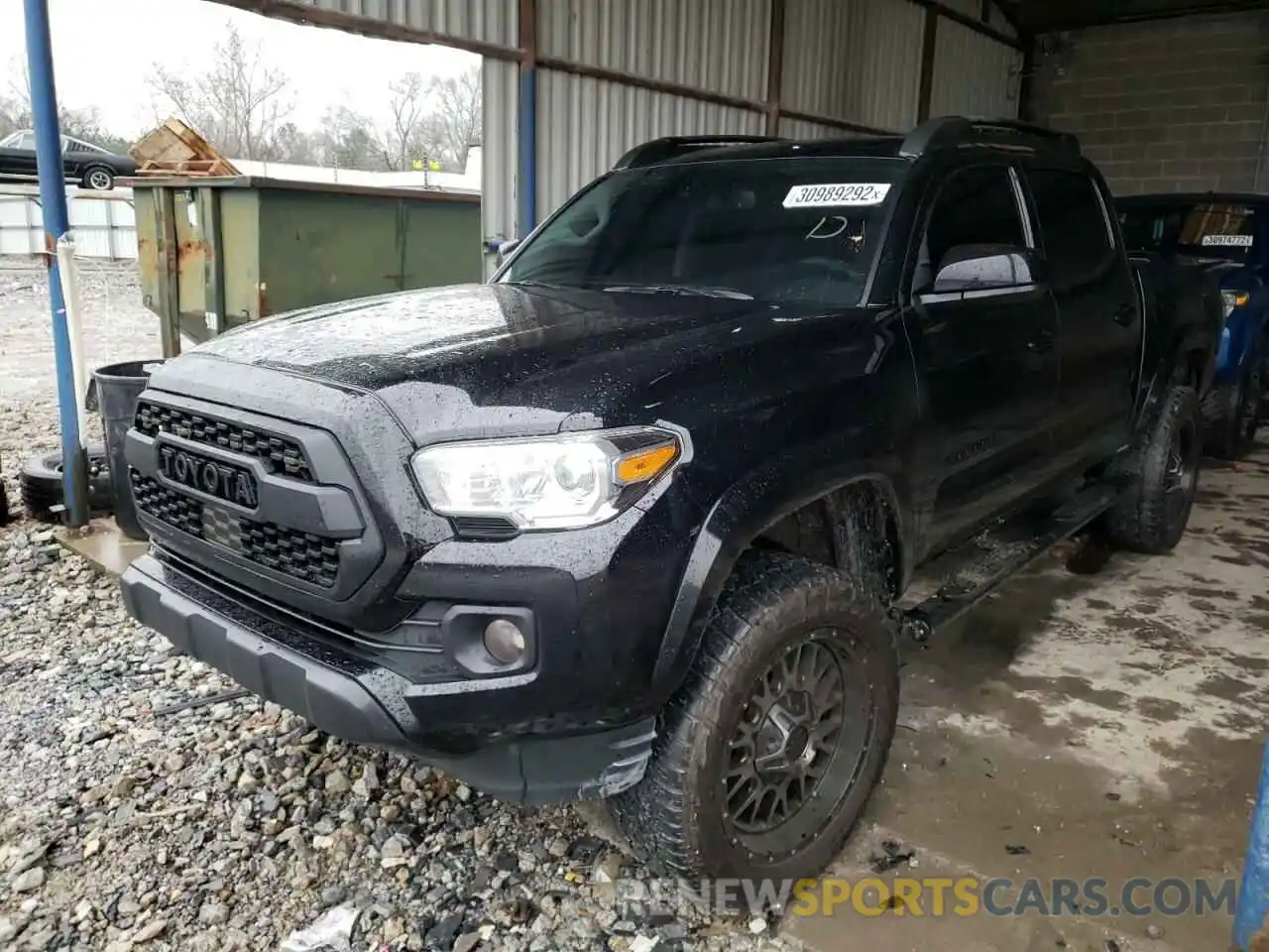 2 Photograph of a damaged car 3TMAZ5CN1LM114959 TOYOTA TACOMA 2020