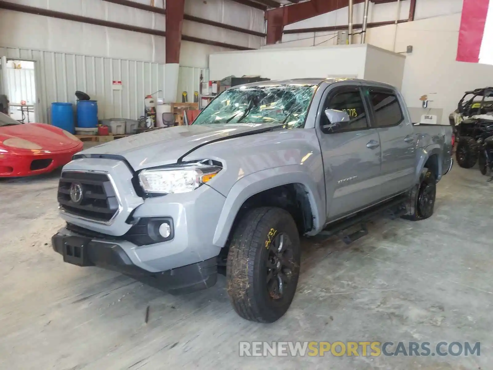 2 Photograph of a damaged car 3TMAZ5CN1LM115108 TOYOTA TACOMA 2020