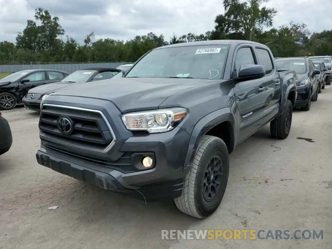 2 Photograph of a damaged car 3TMAZ5CN1LM115934 TOYOTA TACOMA 2020