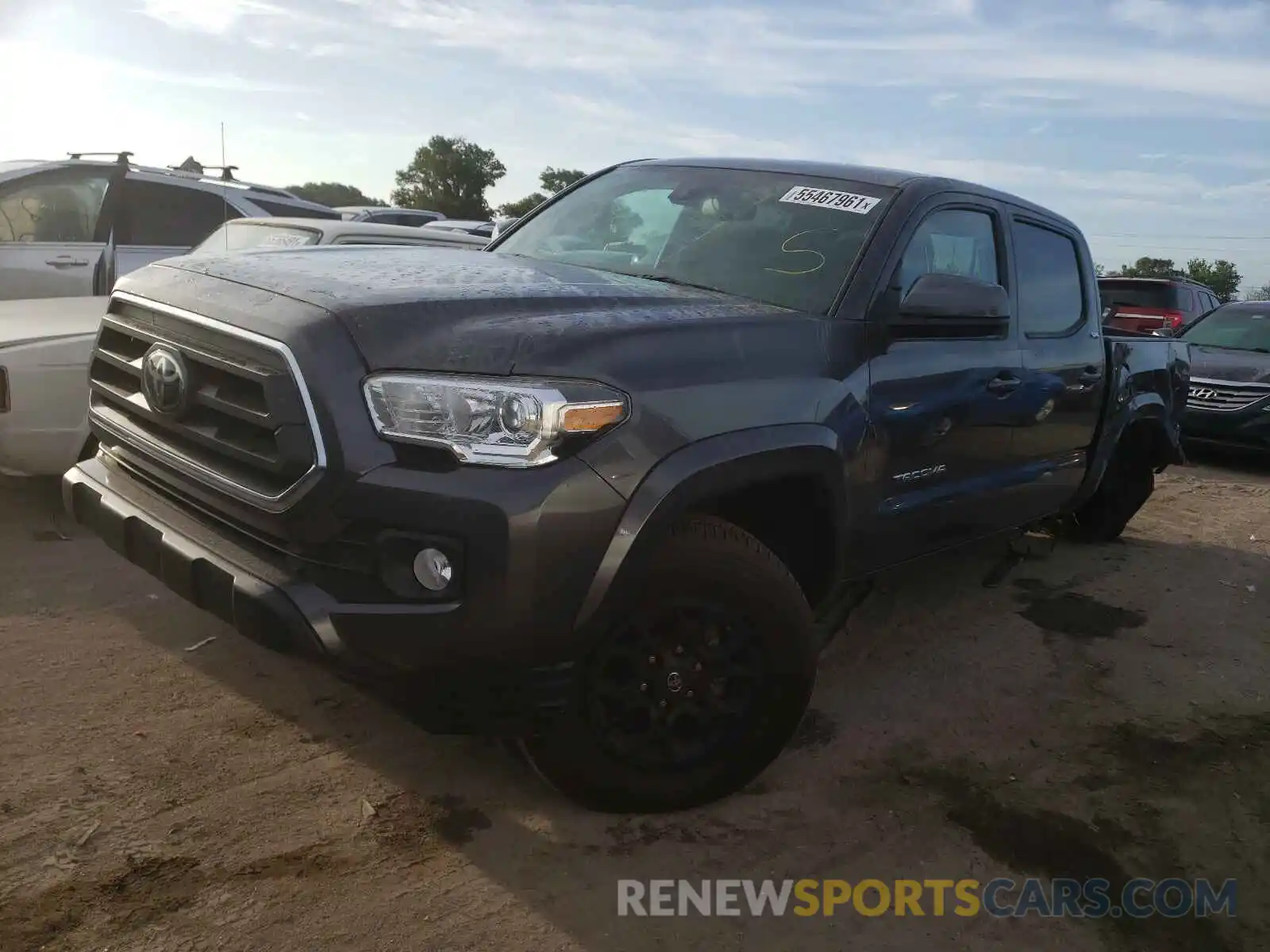 2 Photograph of a damaged car 3TMAZ5CN1LM119319 TOYOTA TACOMA 2020