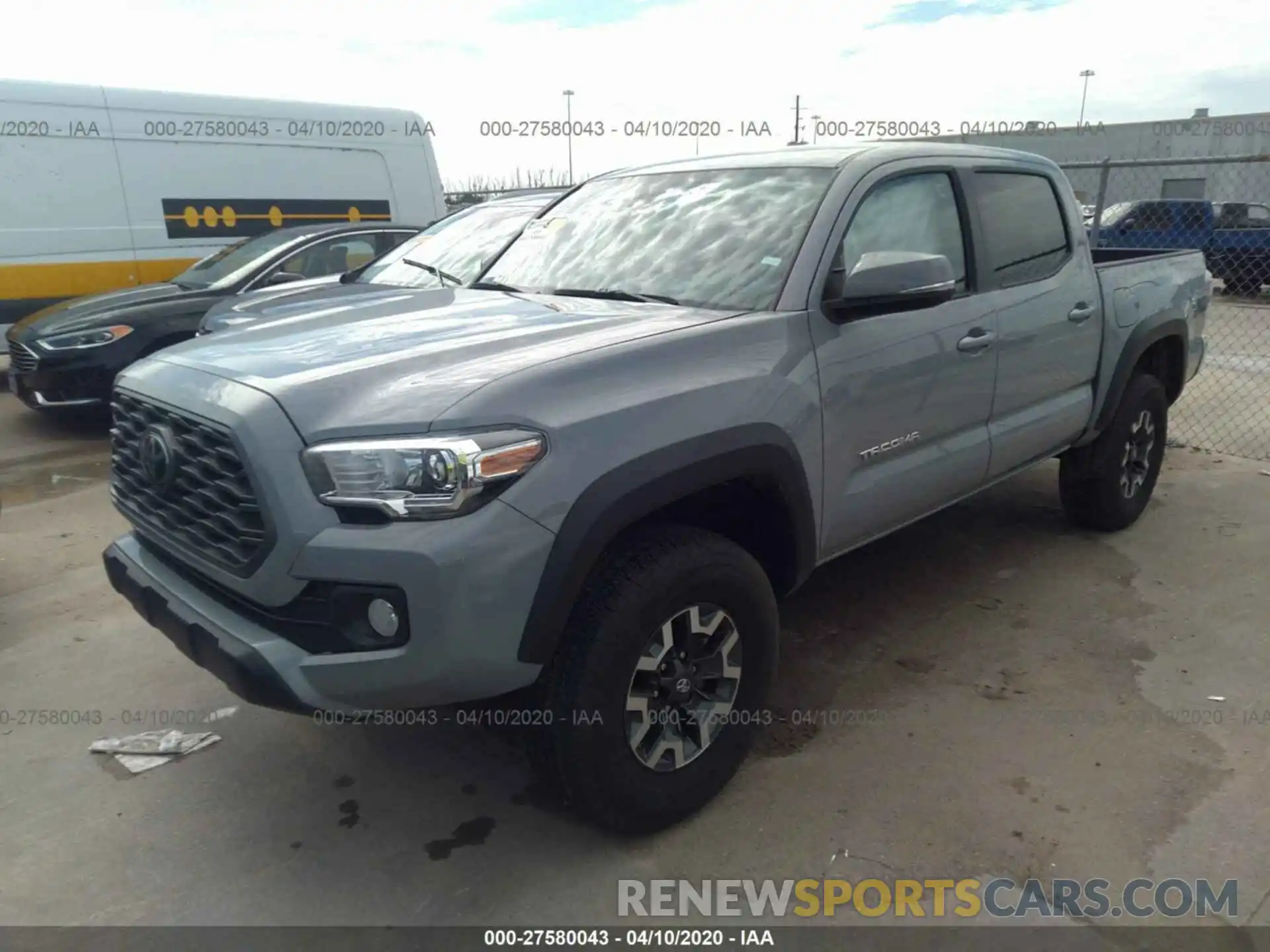 2 Photograph of a damaged car 3TMAZ5CN1LM121832 TOYOTA TACOMA 2020