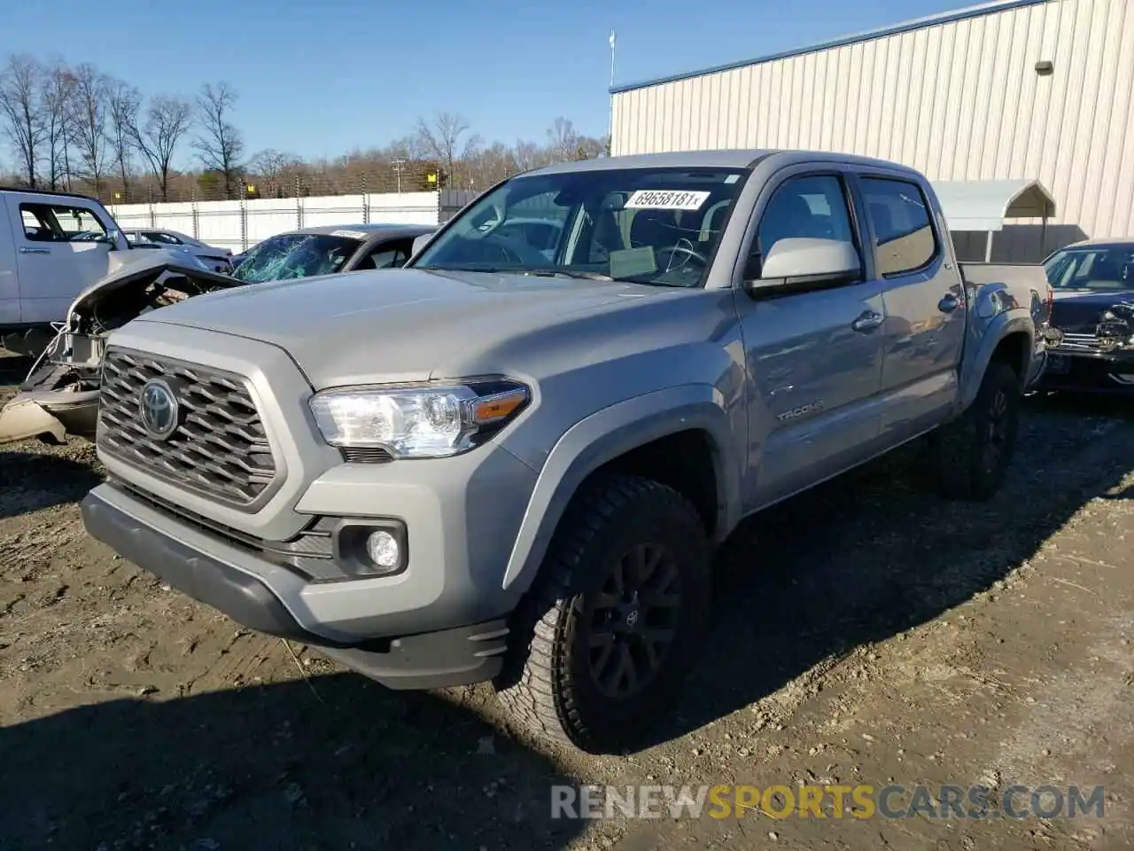 2 Photograph of a damaged car 3TMAZ5CN1LM123287 TOYOTA TACOMA 2020