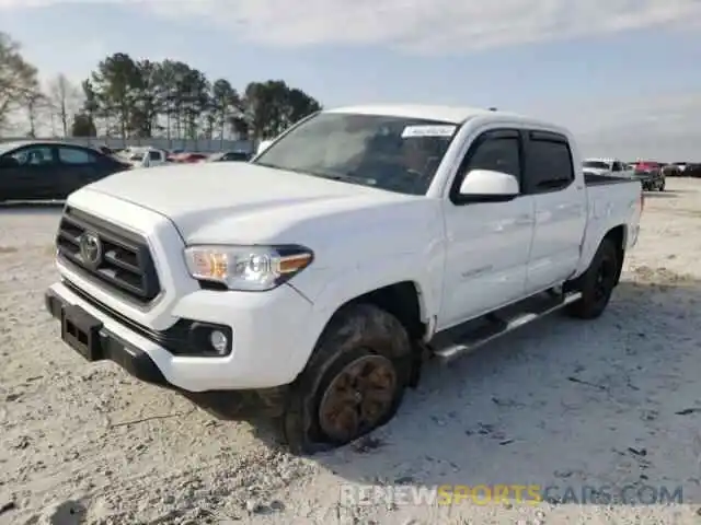 2 Photograph of a damaged car 3TMAZ5CN1LM124620 TOYOTA TACOMA 2020