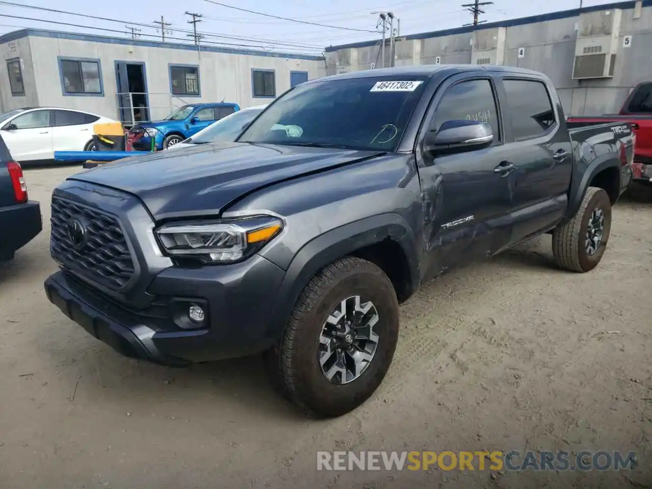 2 Photograph of a damaged car 3TMAZ5CN1LM126805 TOYOTA TACOMA 2020