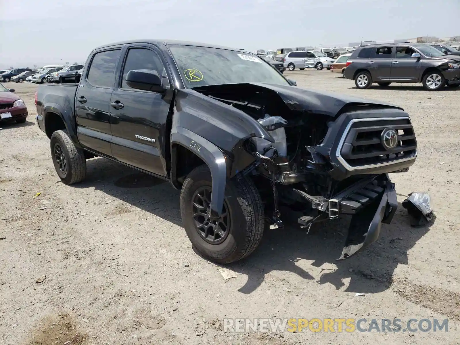 1 Photograph of a damaged car 3TMAZ5CN1LM131244 TOYOTA TACOMA 2020