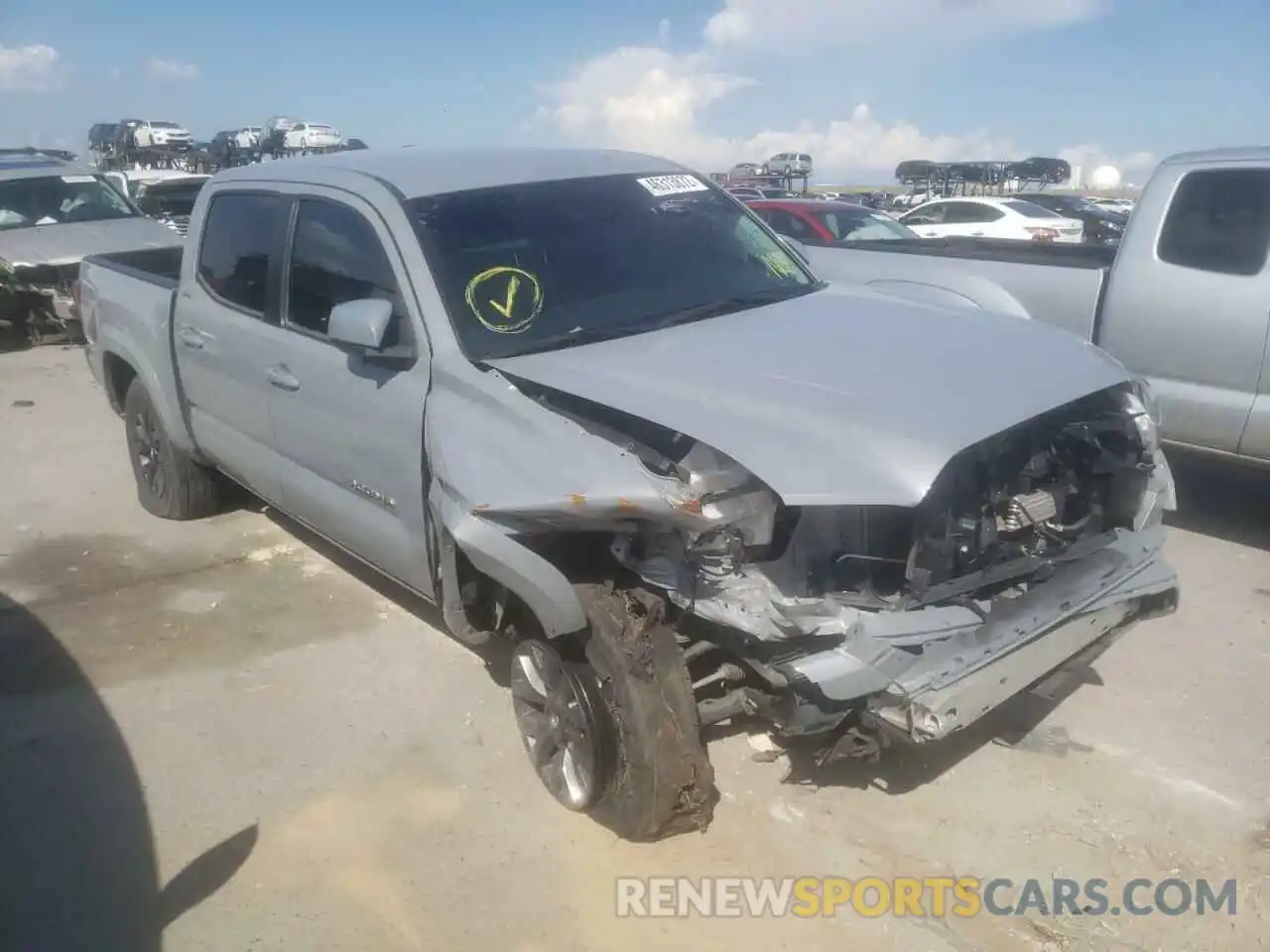 1 Photograph of a damaged car 3TMAZ5CN1LM131504 TOYOTA TACOMA 2020