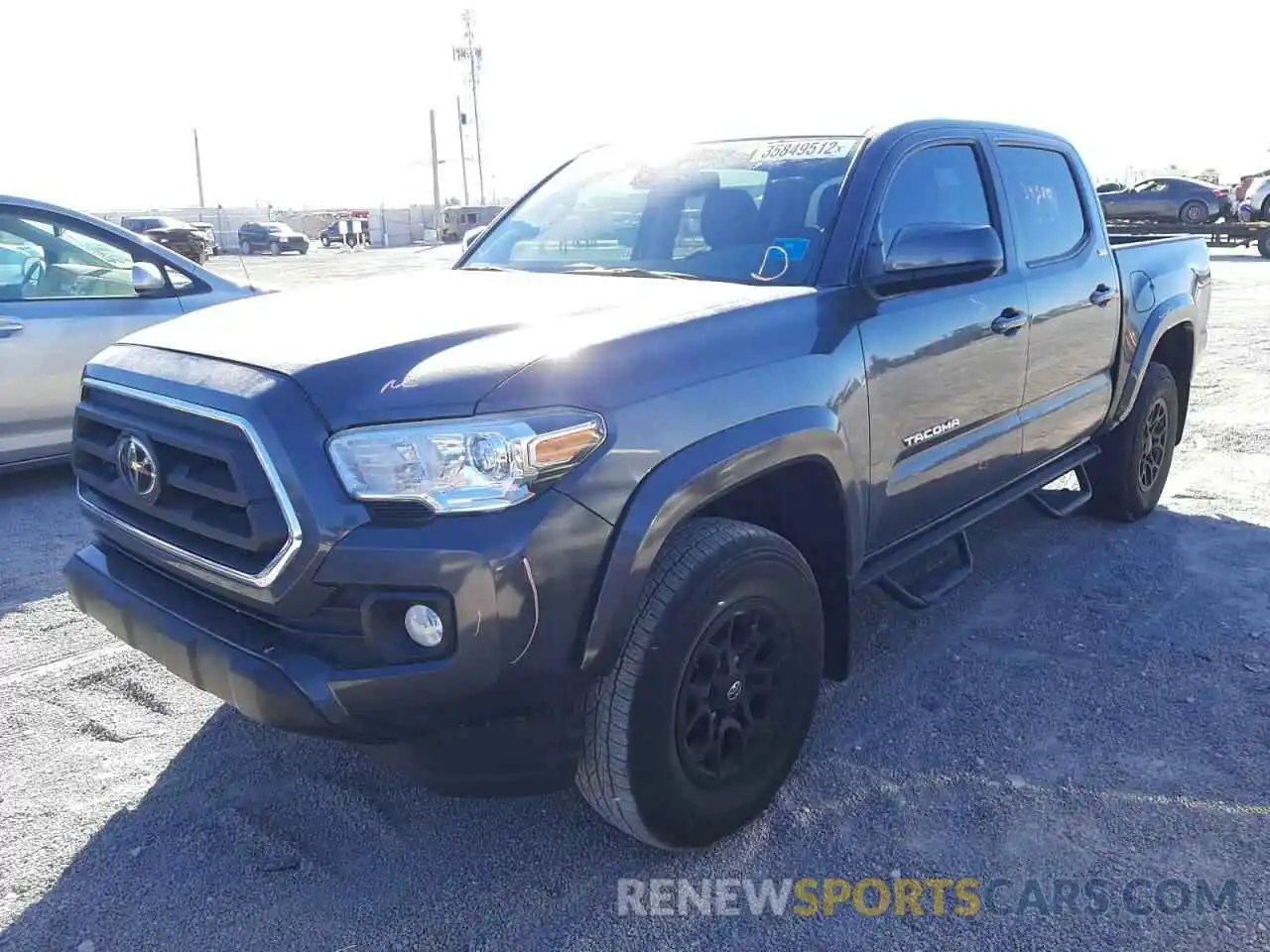 2 Photograph of a damaged car 3TMAZ5CN1LM133365 TOYOTA TACOMA 2020