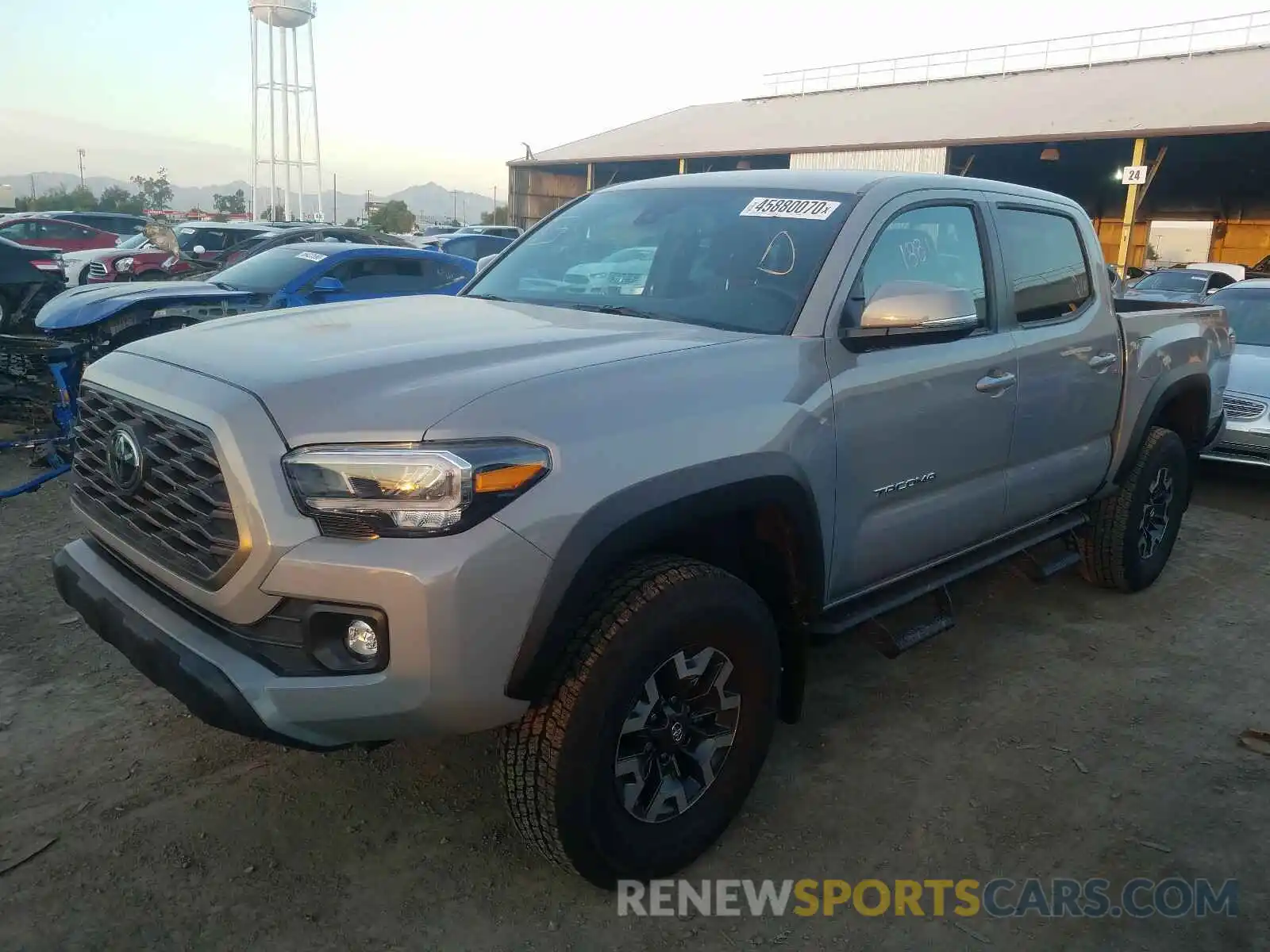 2 Photograph of a damaged car 3TMAZ5CN1LM136055 TOYOTA TACOMA 2020