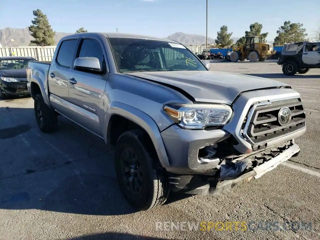 1 Photograph of a damaged car 3TMAZ5CN1LM138730 TOYOTA TACOMA 2020