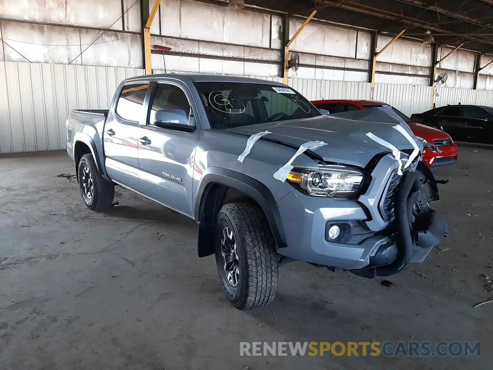 1 Photograph of a damaged car 3TMAZ5CN2LM114632 TOYOTA TACOMA 2020