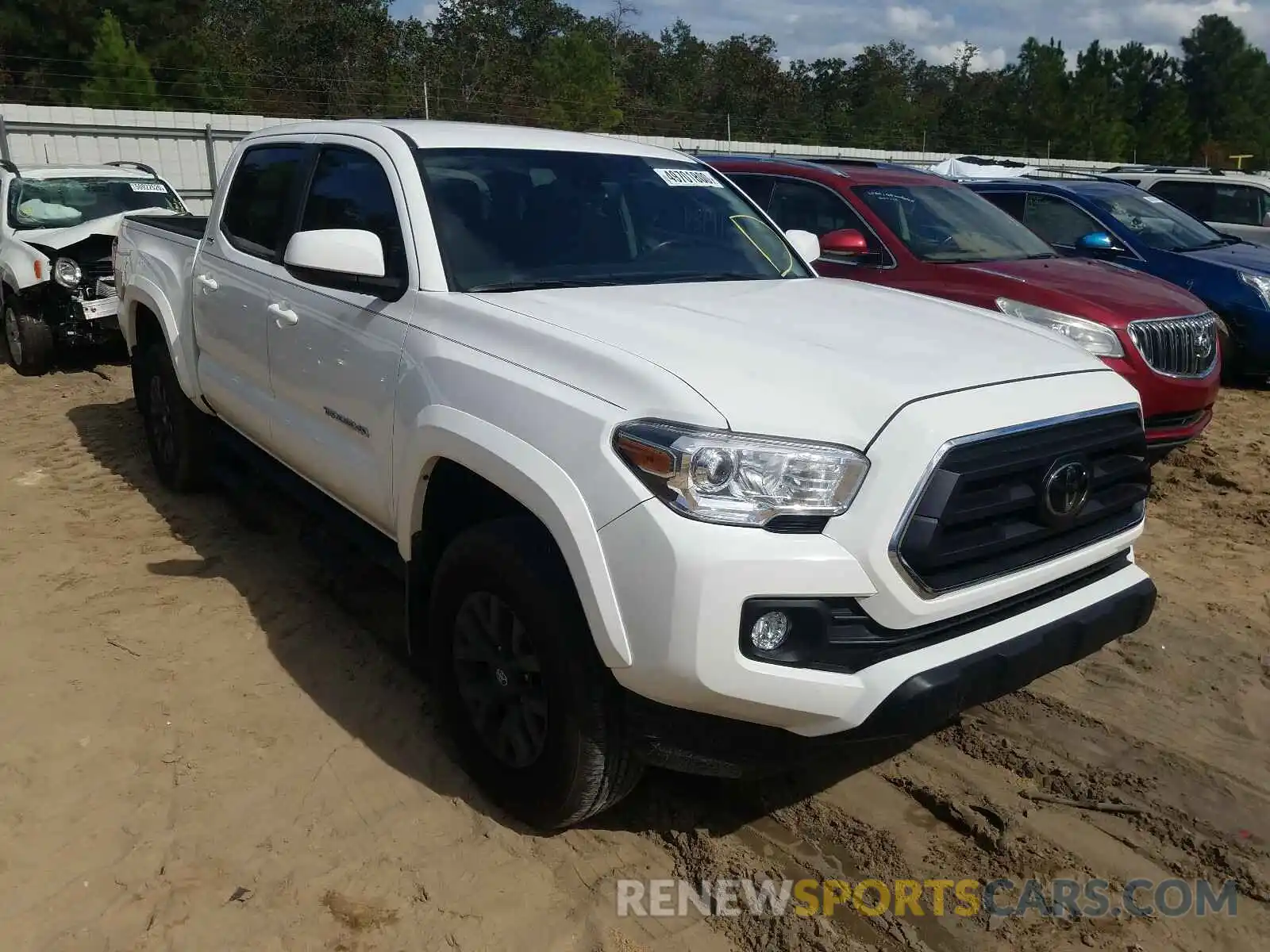 1 Photograph of a damaged car 3TMAZ5CN2LM117272 TOYOTA TACOMA 2020