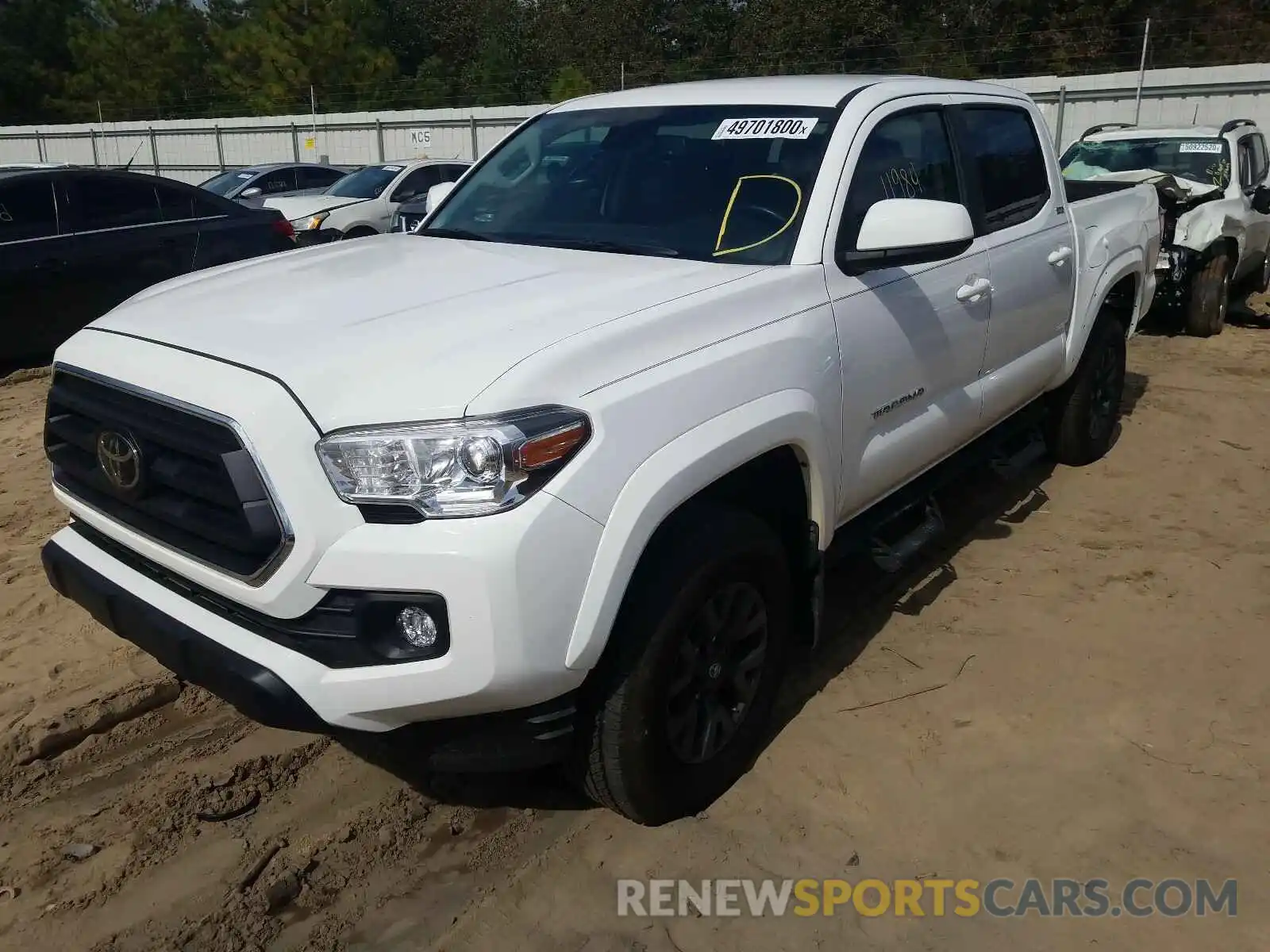 2 Photograph of a damaged car 3TMAZ5CN2LM117272 TOYOTA TACOMA 2020