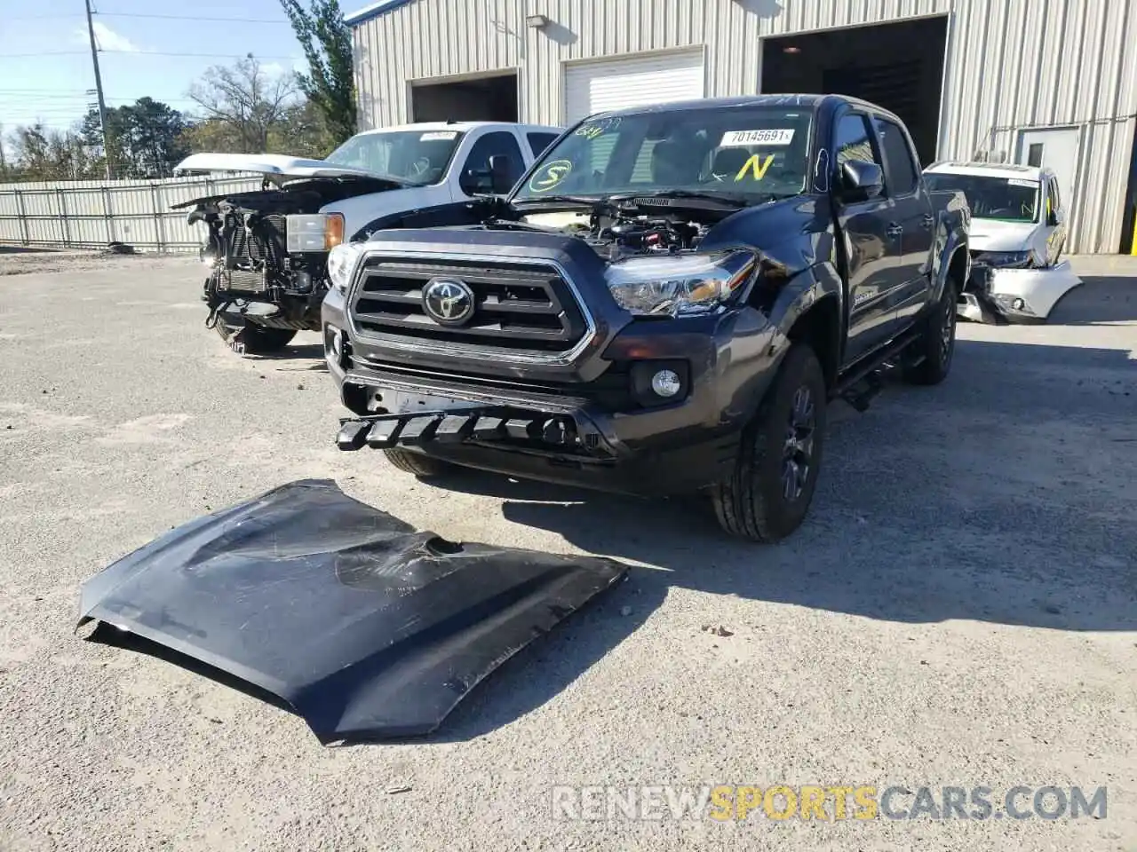 2 Photograph of a damaged car 3TMAZ5CN2LM119328 TOYOTA TACOMA 2020