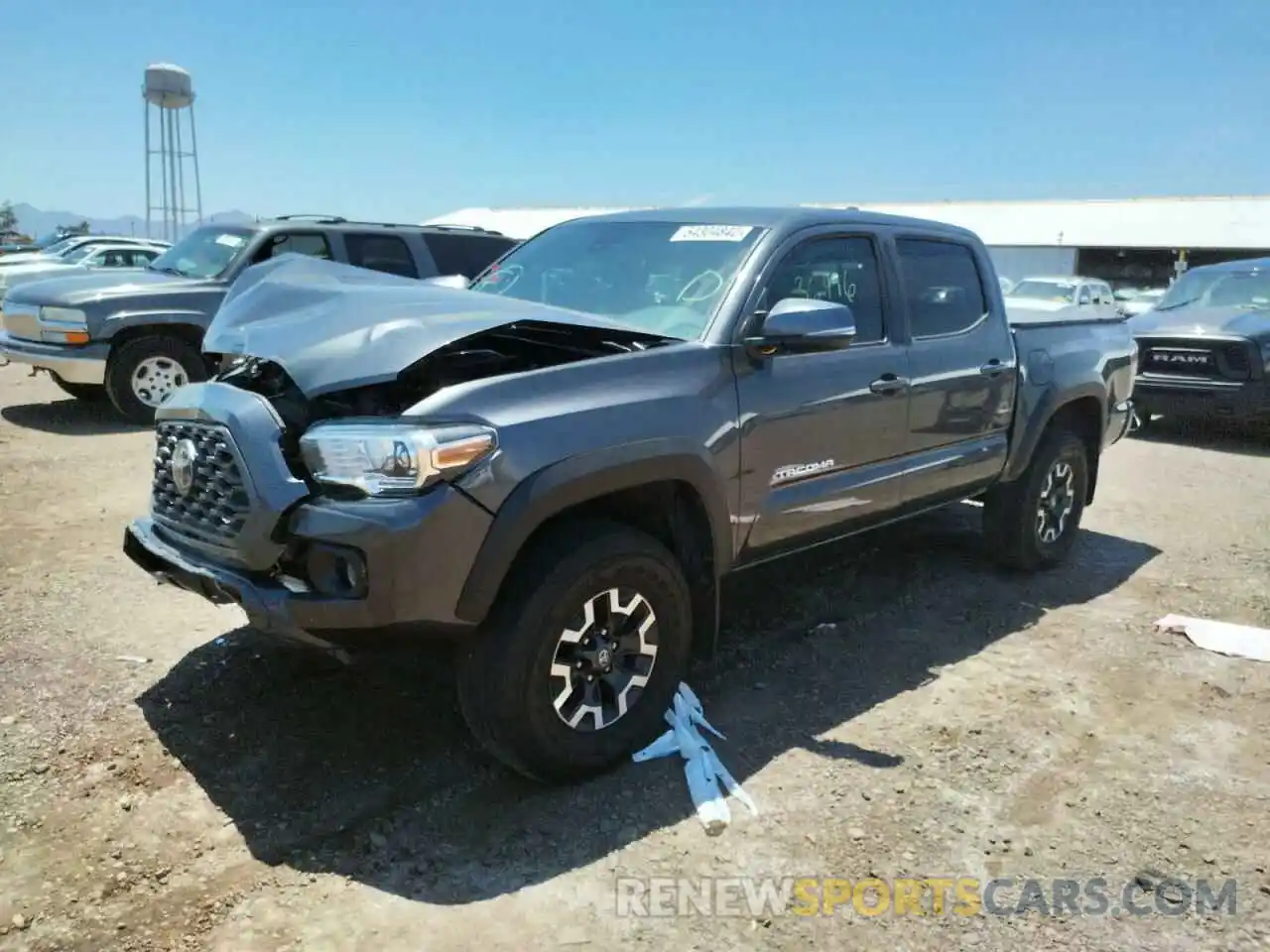 2 Photograph of a damaged car 3TMAZ5CN2LM120236 TOYOTA TACOMA 2020