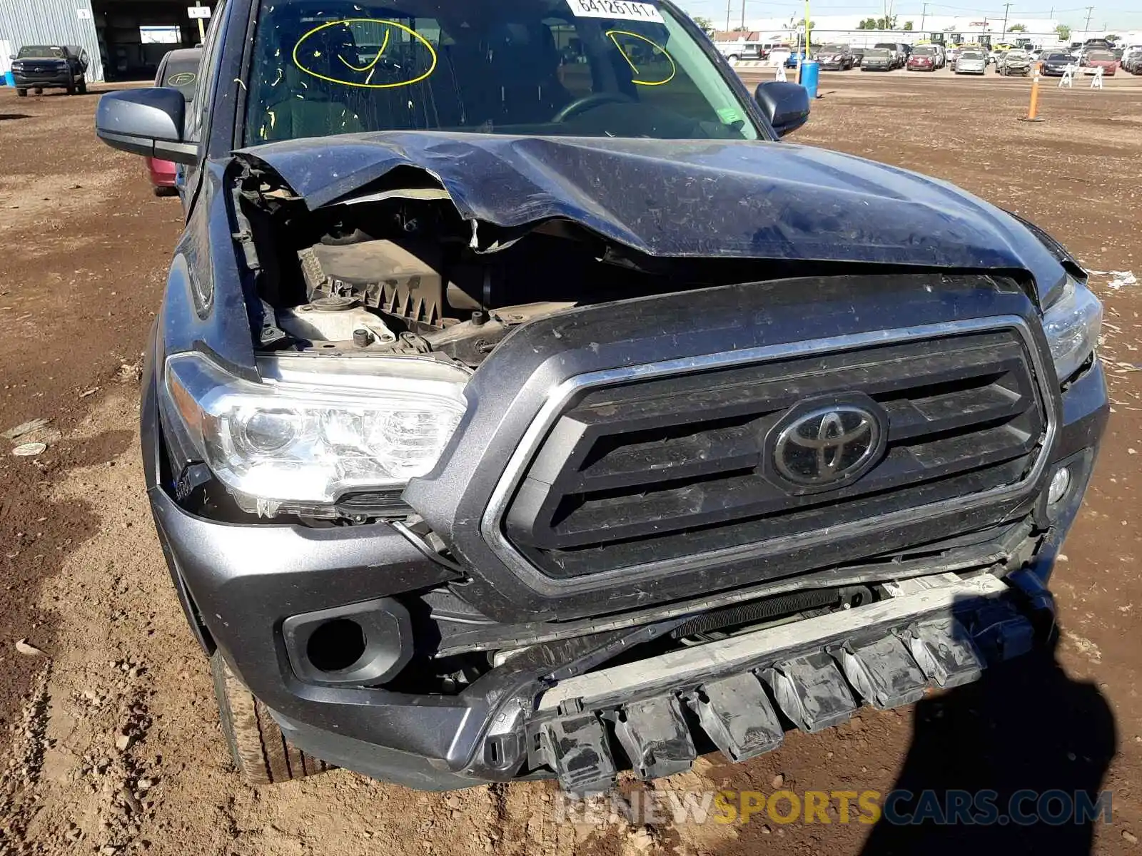 9 Photograph of a damaged car 3TMAZ5CN2LM124447 TOYOTA TACOMA 2020