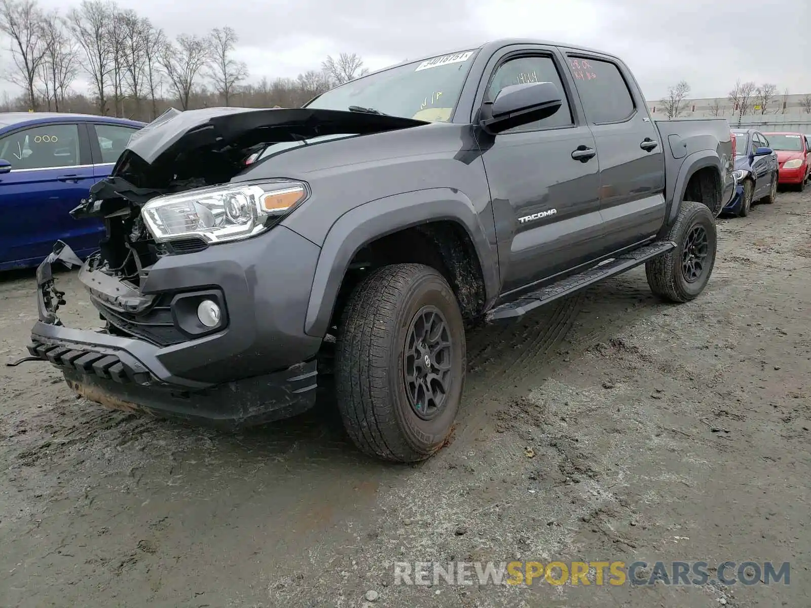 2 Photograph of a damaged car 3TMAZ5CN2LM124741 TOYOTA TACOMA 2020